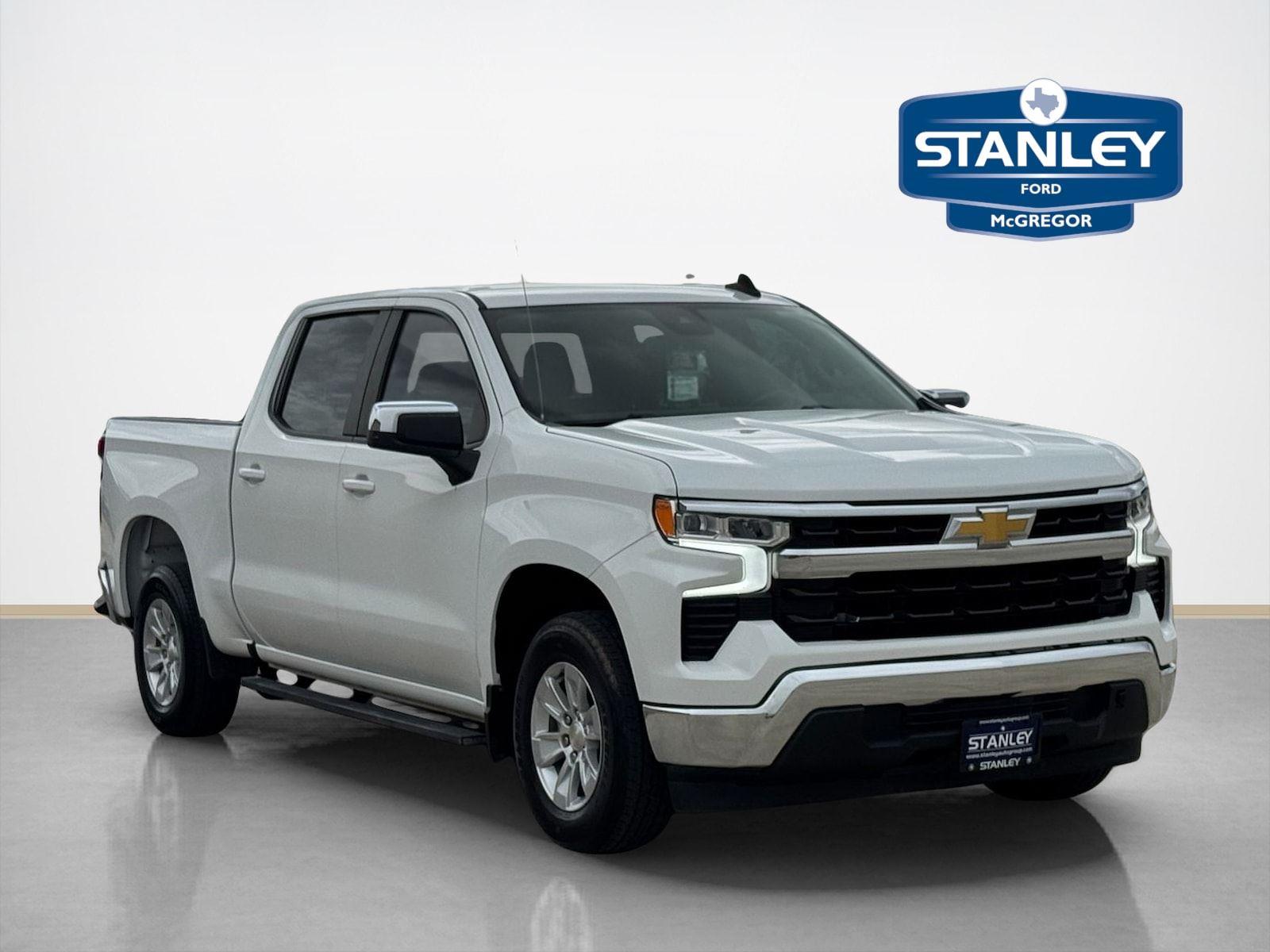 Summit White 2023 Chevrolet Silverado 1500 Pickup Truck 4X2 10-Speed Automatic