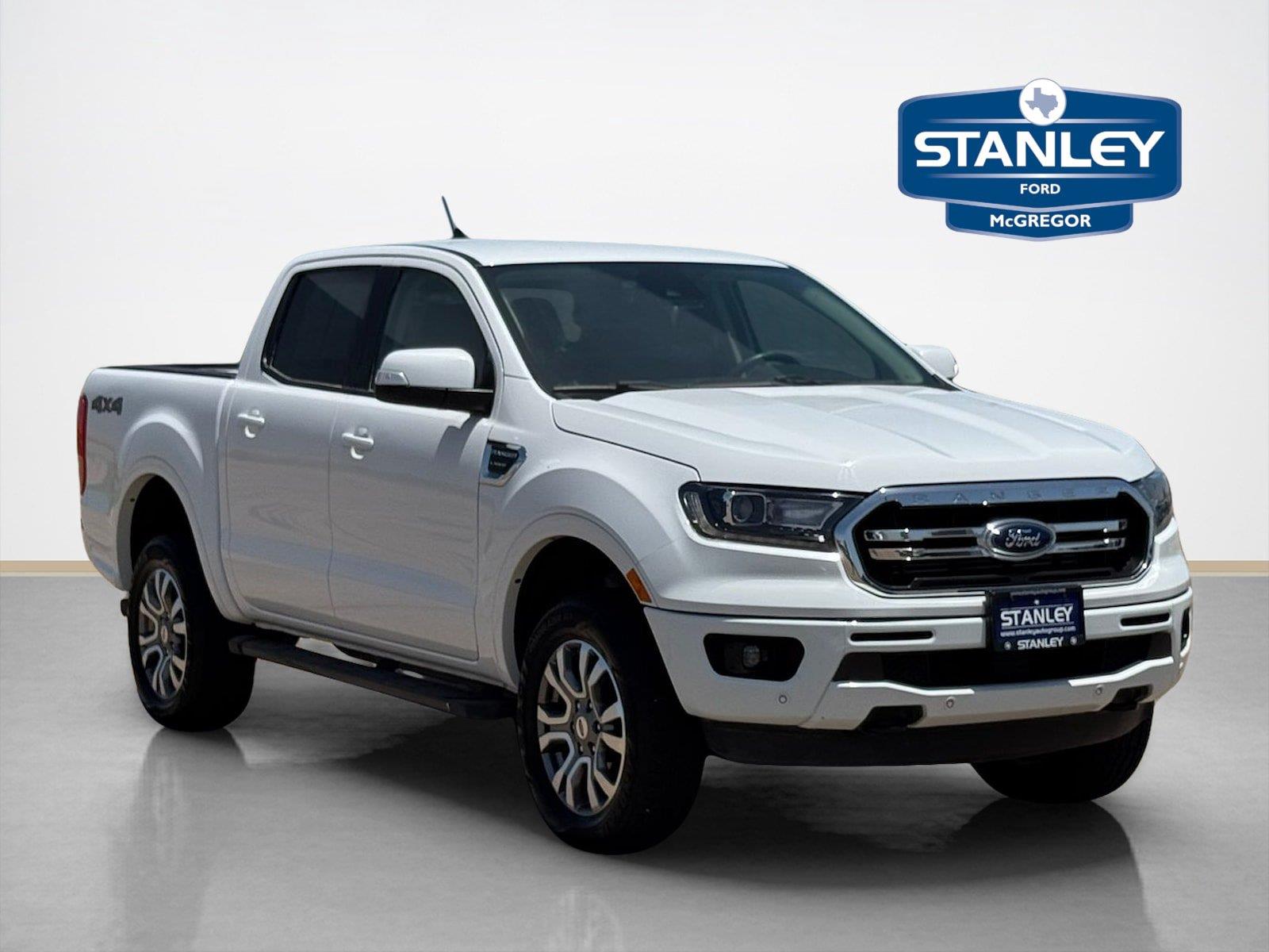 Oxford White 2023 Ford Ranger Pickup Truck Four-Wheel Drive 10-Speed Automatic