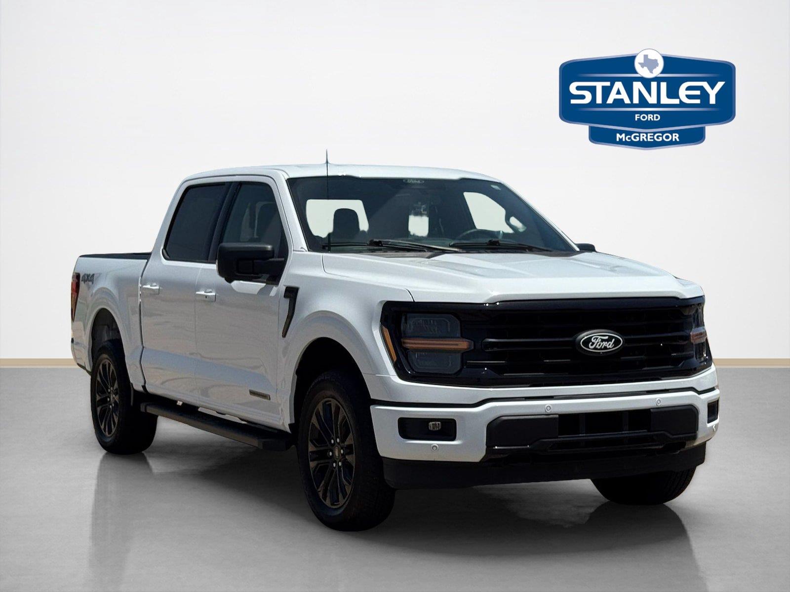 Oxford White 2024 Ford F-150 Pickup Truck Four-Wheel Drive 10-Speed Automatic