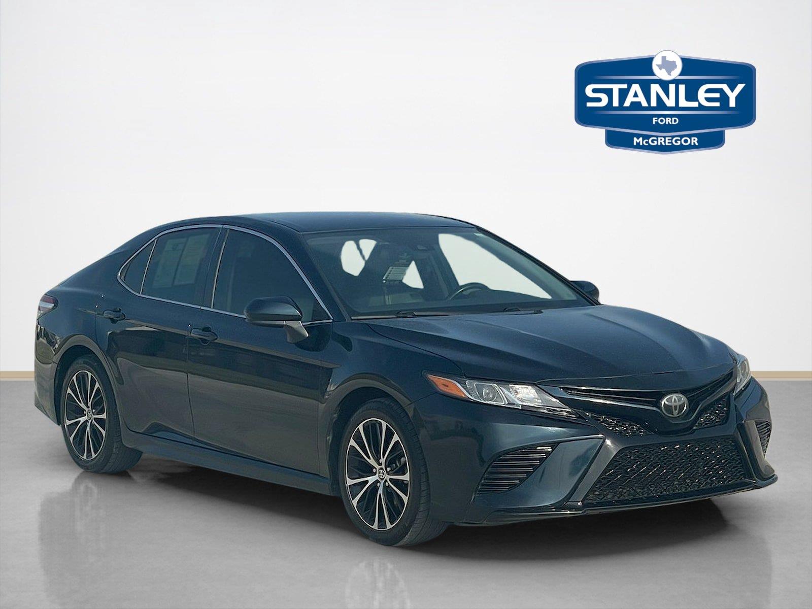 Teal (Galactic Aqua Mica) 2020 Toyota Camry Sedan Front-Wheel Drive 8-Speed Automatic