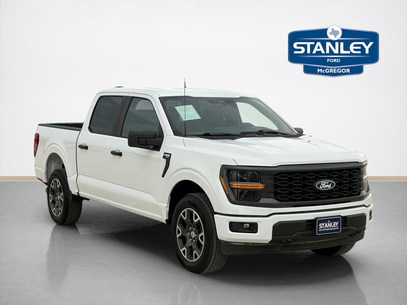 Oxford White 2024 Ford F-150 Pickup Truck Four-Wheel Drive 10-Speed Automatic