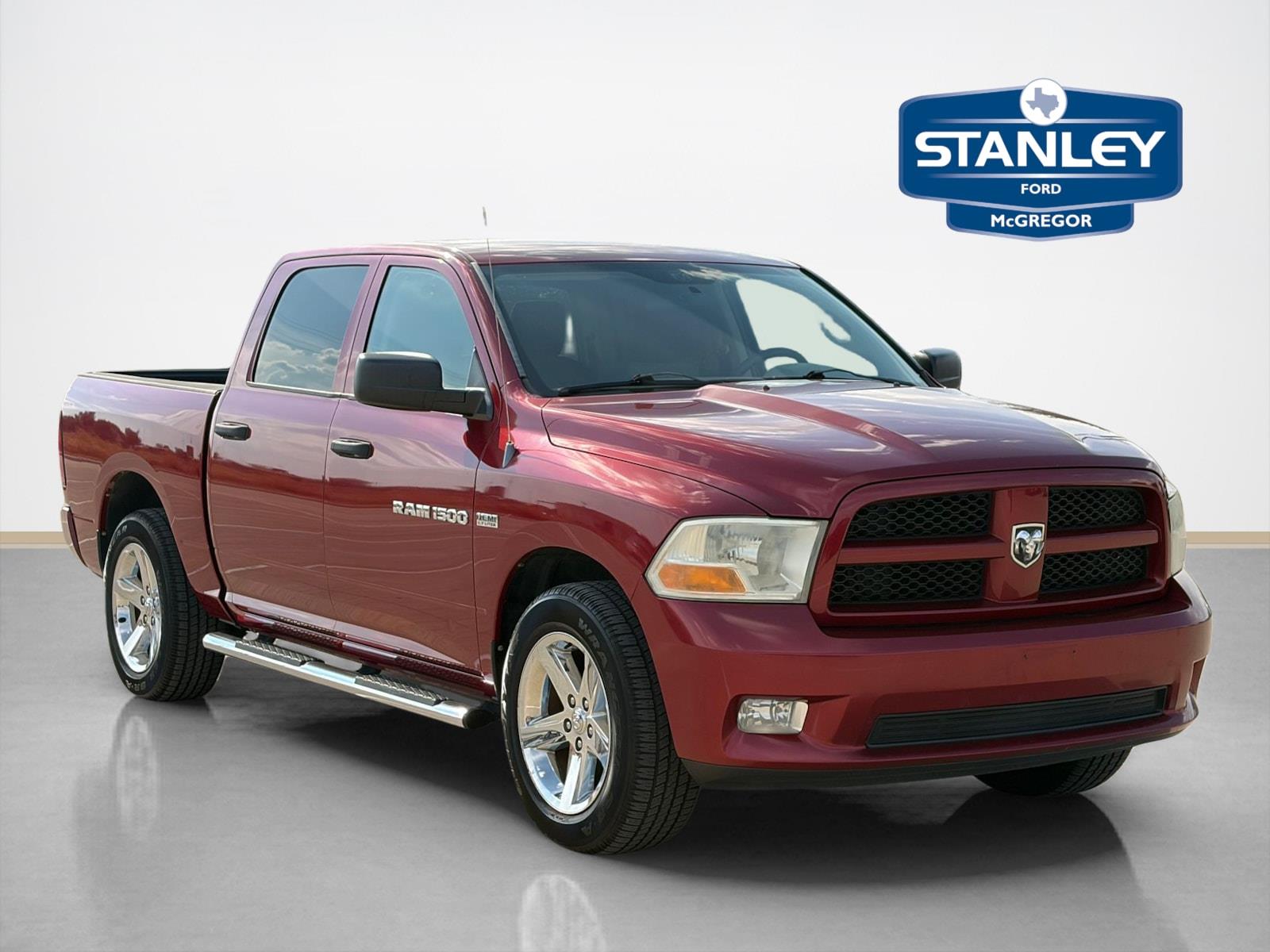 Deep Cherry Red Crystal Pearl 2012 RAM 1500 Pickup Truck 4X2 6-Speed Automatic