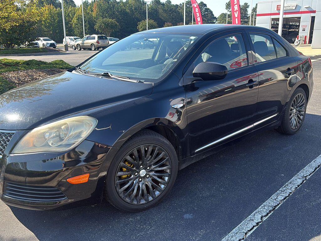 Black Pearl Metallic 2012 Suzuki Kizashi Sedan Front-Wheel Drive Continuously Variable Transmission