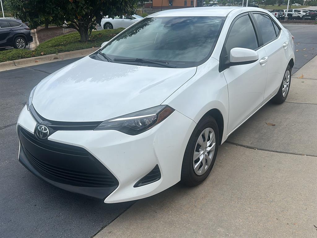 Super White 2017 Toyota Corolla LE Sedan Front-Wheel Drive Continuously Variable Transmission