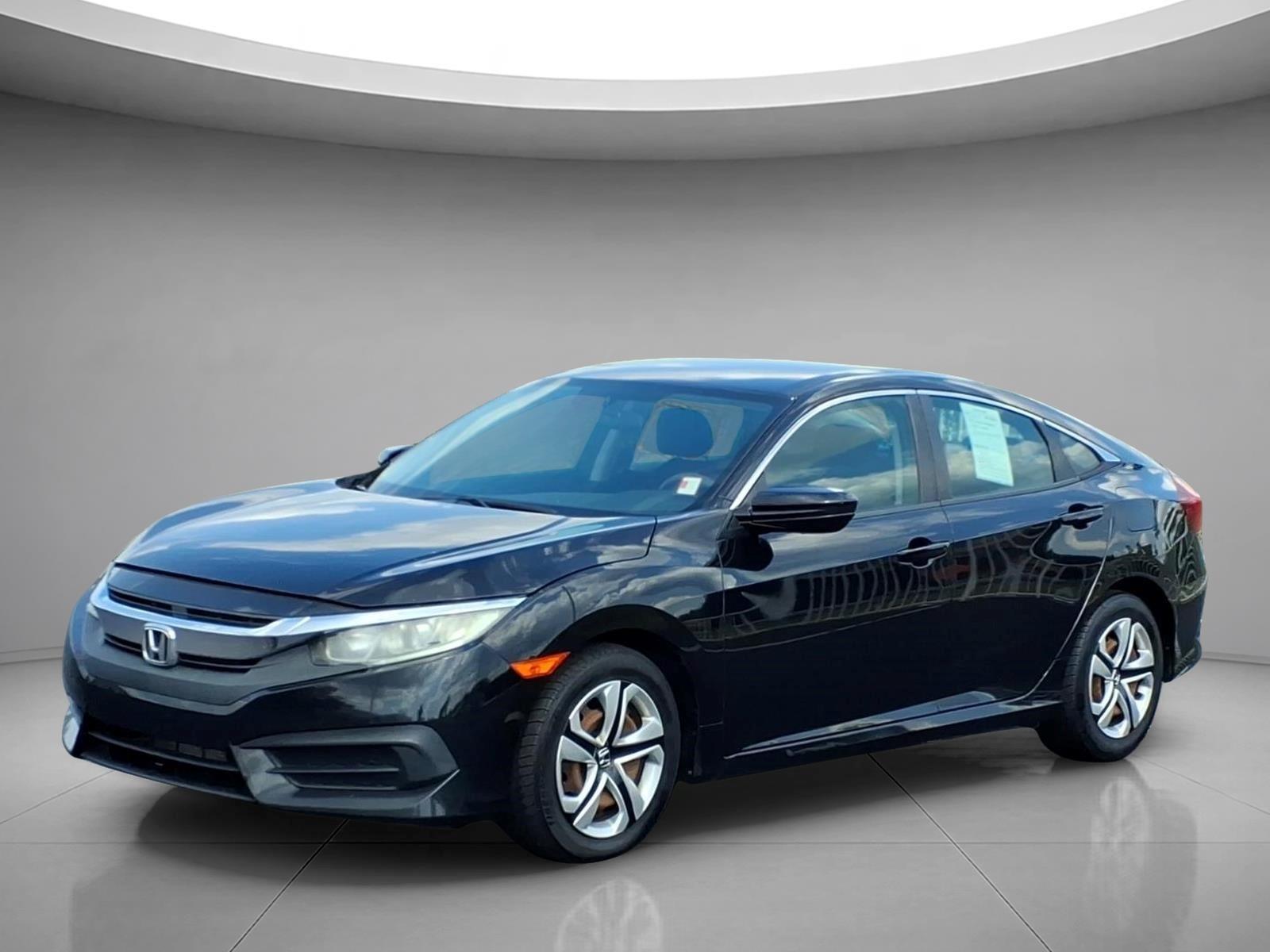 Crystal Black Pearl 2017 Honda Civic Sedan Front-Wheel Drive Continuously Variable Transmission