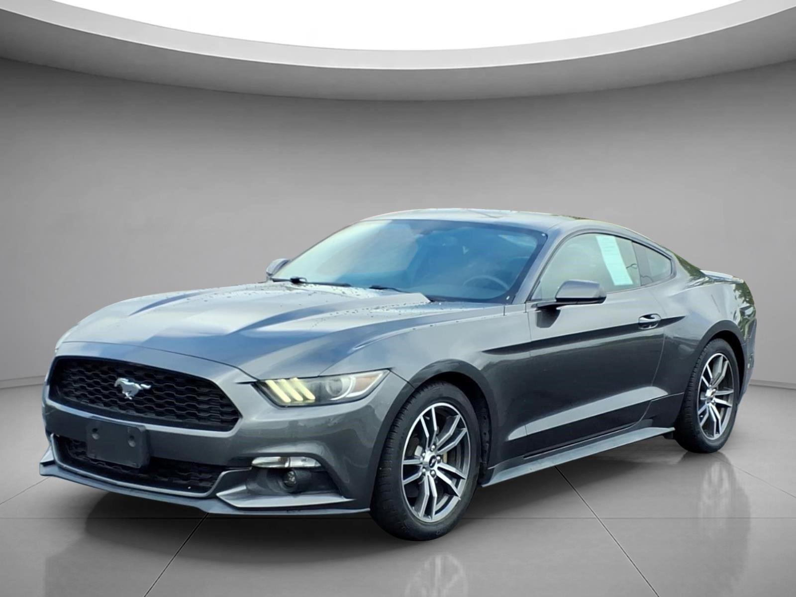 Gray (Magnetic Metallic) 2017 Ford Mustang Coupe Rear-Wheel Drive 6-Speed Manual