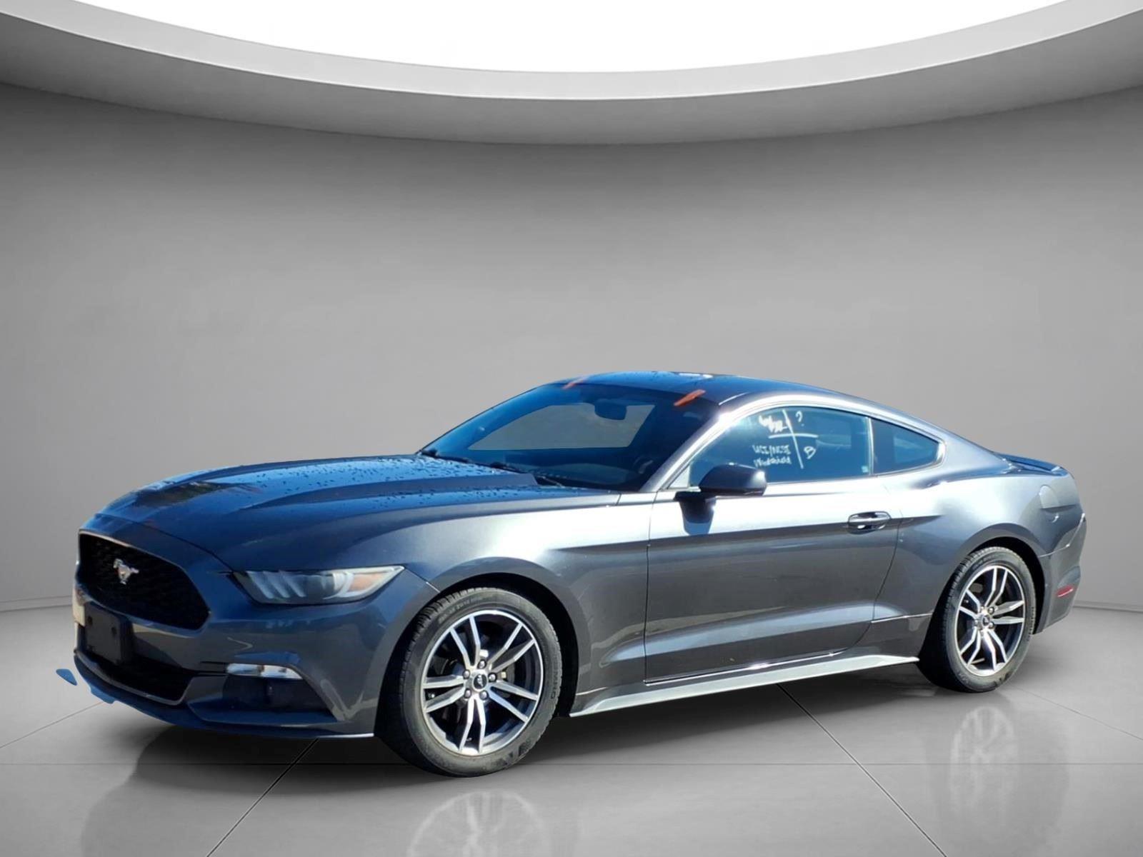 Gray (Magnetic Metallic) 2017 Ford Mustang Coupe Rear-Wheel Drive 6-Speed Manual
