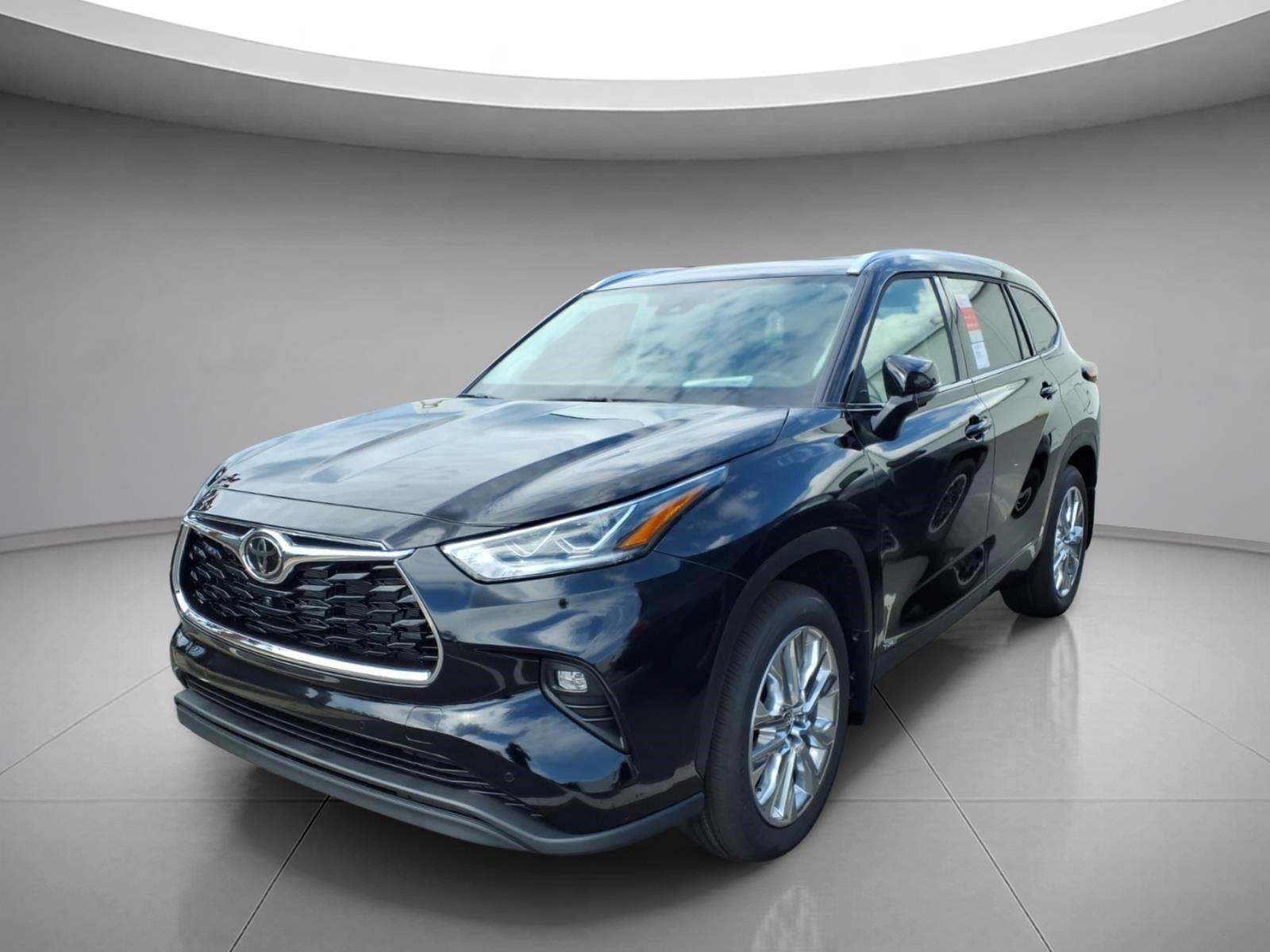 Midnight Black Metallic 2026 Toyota Highlander Hybrid SUV / Crossover All-Wheel Drive Continuously Variable Transmission