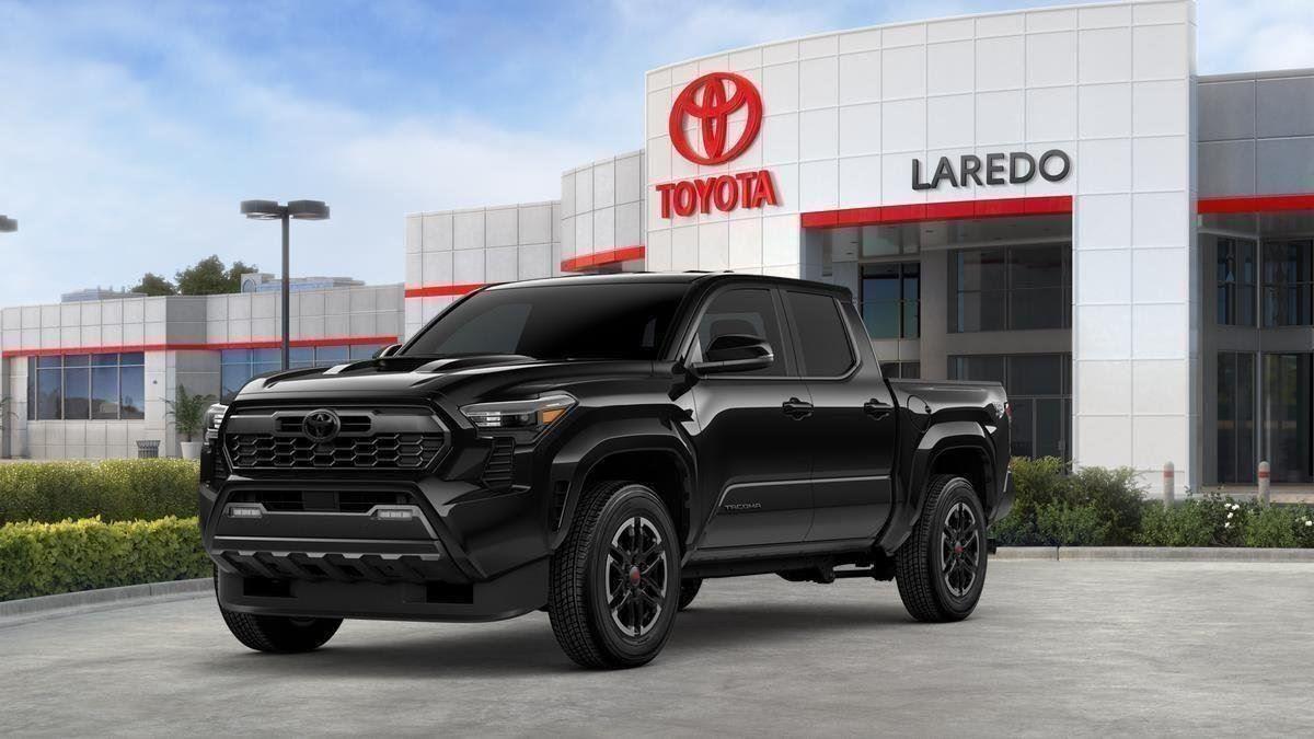 Black 2026 Toyota Tacoma TRD Sport Double Cab 4WD Pickup Truck Four-Wheel Drive 8-Speed Automatic