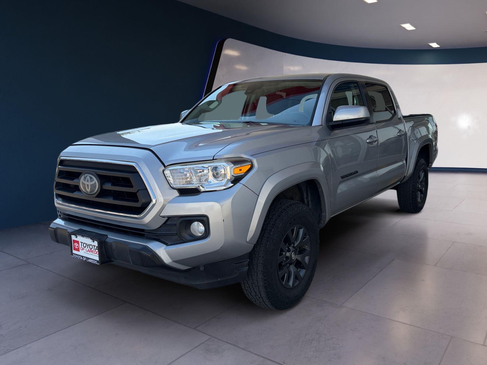 Silver Sky Metallic 2020 Toyota Tacoma SR5 I4 Double Cab RWD Pickup Truck 4X2 6-Speed Automatic
