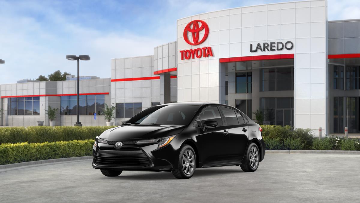 Midnight Black Metallic 2026 Toyota Corolla LE FWD Sedan Front-Wheel Drive Continuously Variable Transmission