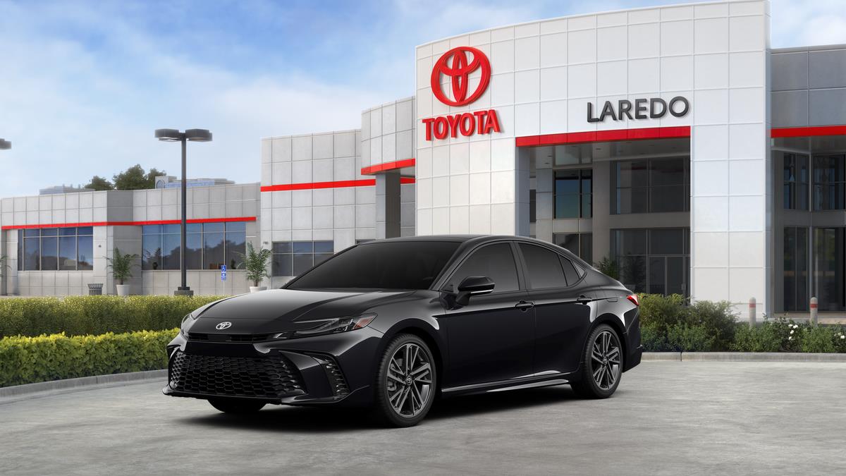 Midnight Black Metallic 2026 Toyota Camry Sedan Front-Wheel Drive Continuously Variable Transmission