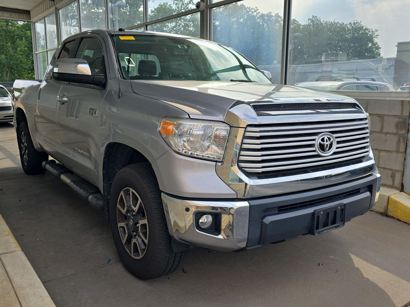 Silver Sky Metallic 2017 Toyota Tundra Pickup Truck Four-Wheel Drive 6-Speed Automatic