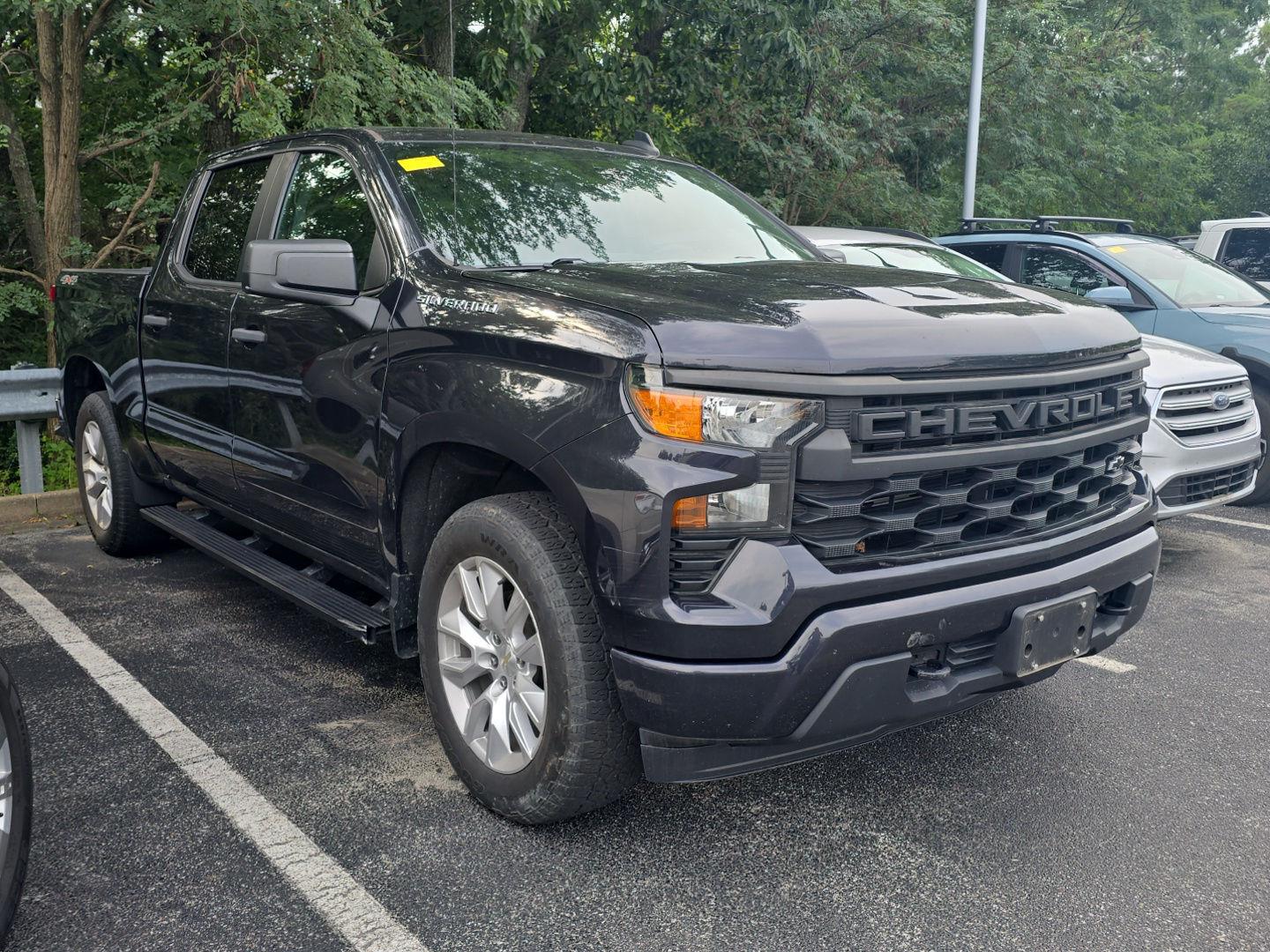 Black 2022 Chevrolet Silverado 1500 Pickup Truck Four-Wheel Drive 8-Speed Automatic