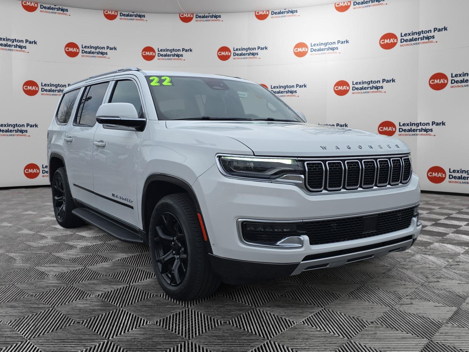 Bright White Clearcoat 2022 Jeep Wagoneer Series II RWD SUV / Crossover 4X2 8-Speed Automatic