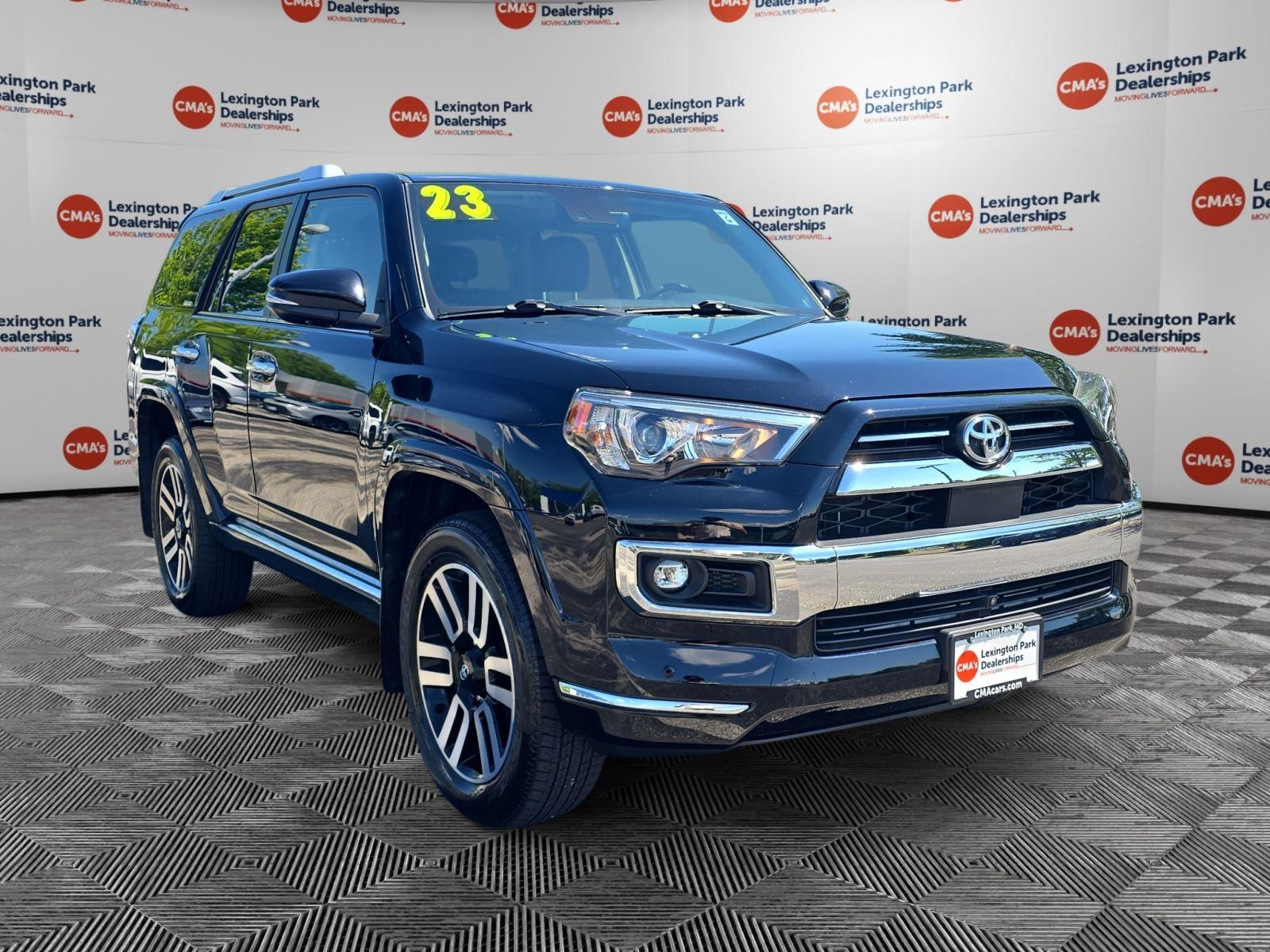 Midnight Black Metallic 2023 Toyota 4Runner Limited 4WD SUV / Crossover All-Wheel Drive 5-Speed Automatic
