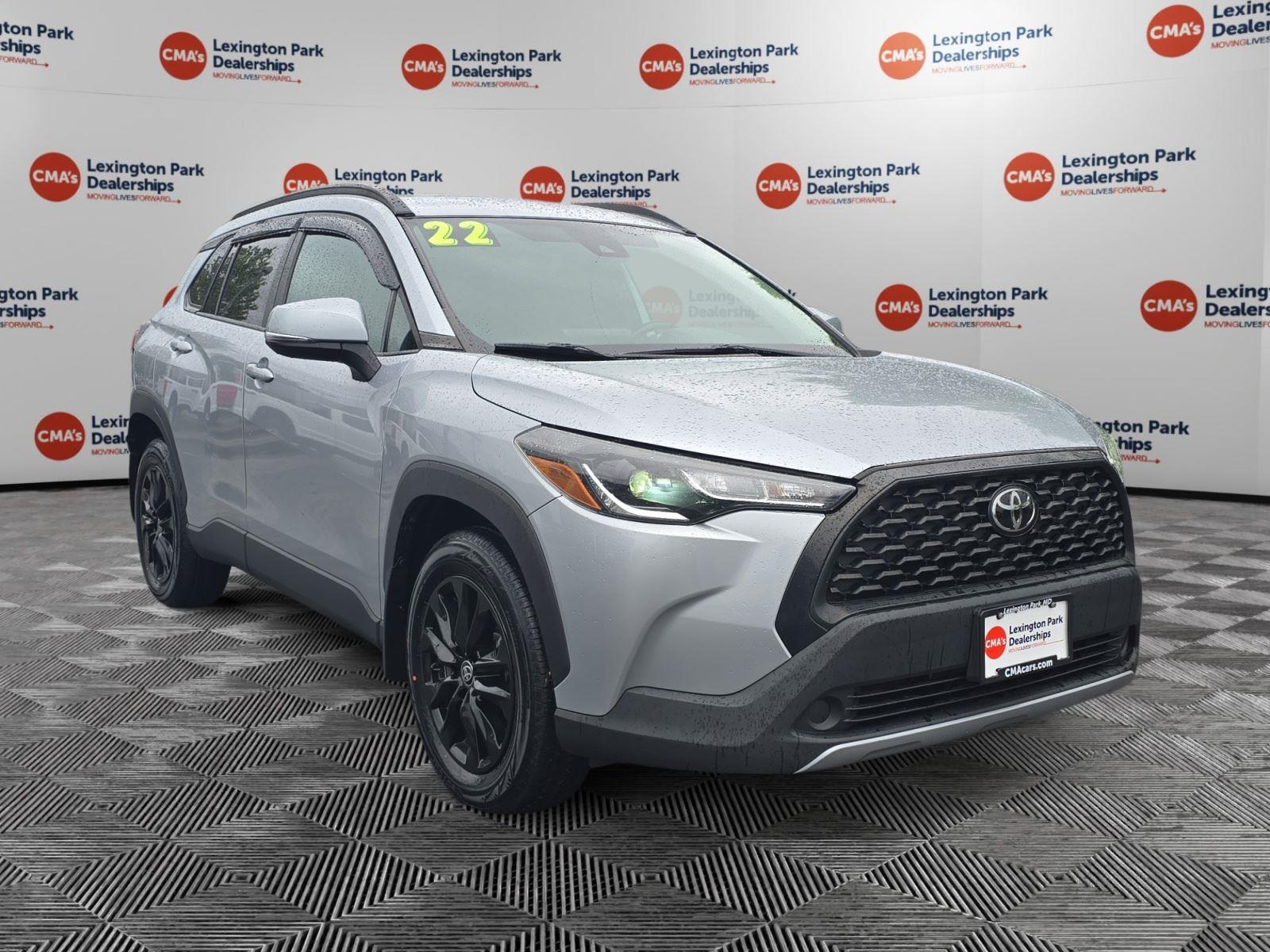 Sonic Silver 2022 Toyota Corolla Cross LE AWD SUV / Crossover All-Wheel Drive Continuously Variable Transmission