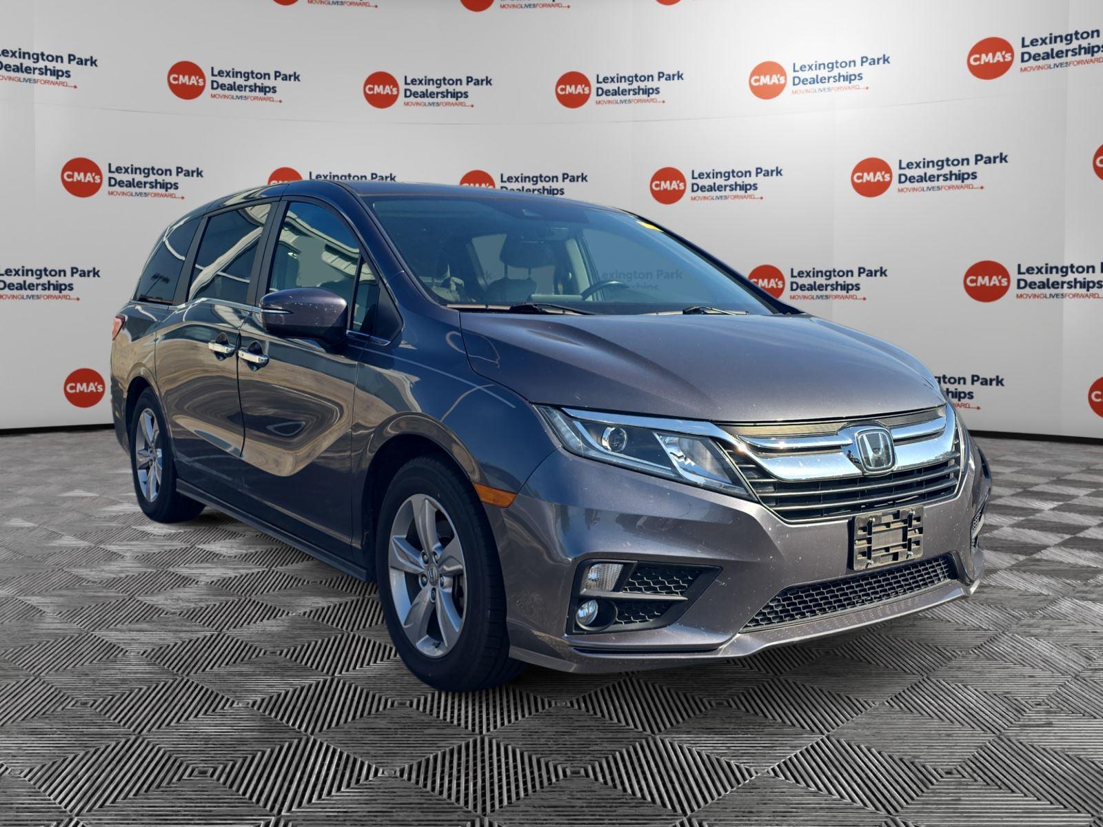 Gray (Modern Steel Metallic) 2019 Honda Odyssey EX-L FWD with Navigation and RES Minivan Front-Wheel Drive 9-Speed Automatic