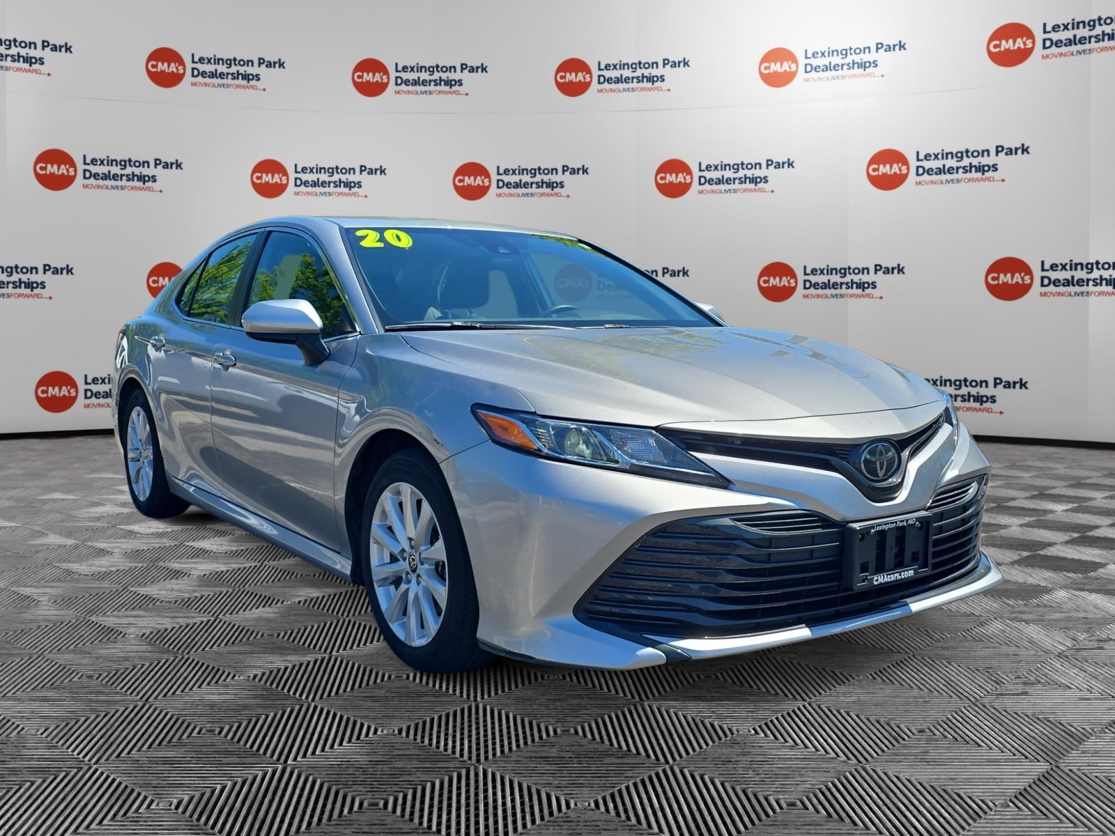 Celestial Silver Metallic 2020 Toyota Camry LE FWD Sedan Front-Wheel Drive 8-Speed Automatic