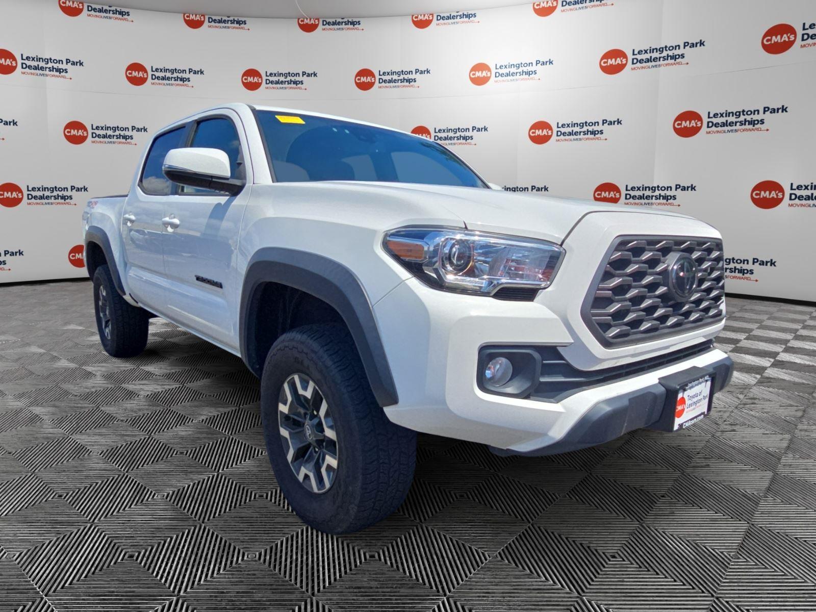 White 2022 Toyota Tacoma Pickup Truck  6-Speed Automatic