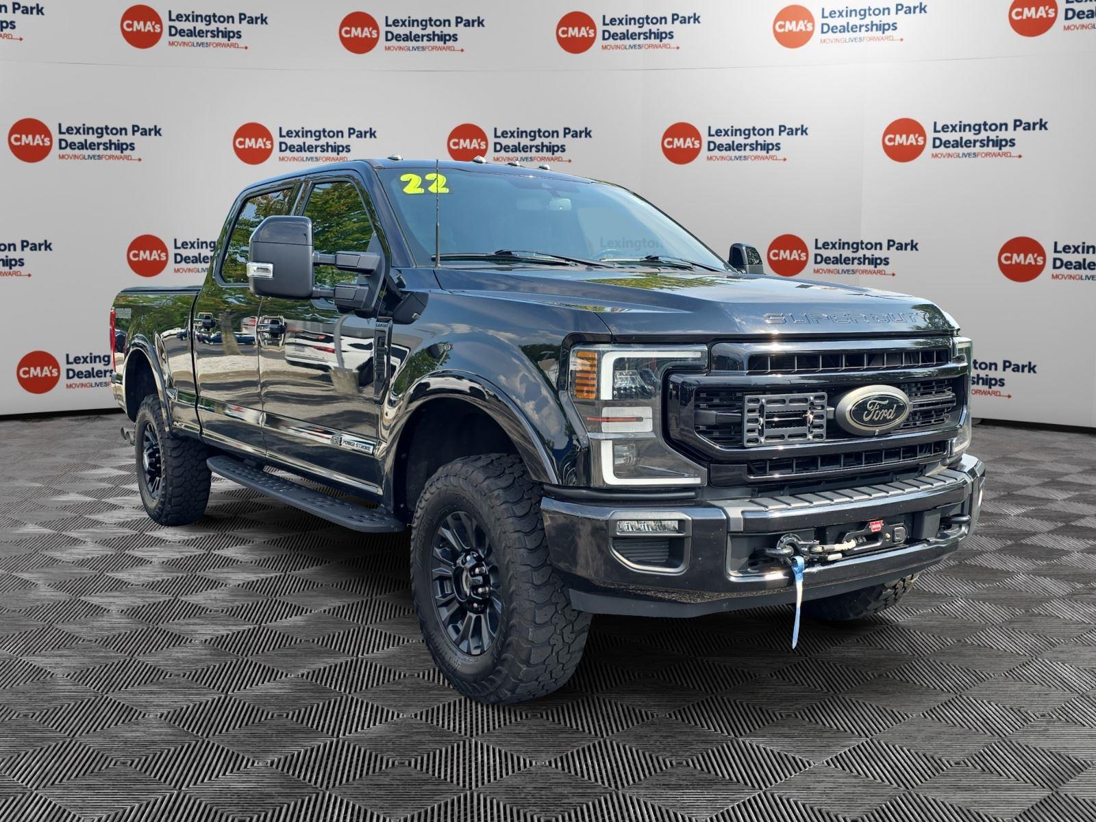 Agate Black 2022 Ford F-250 Super Duty Pickup Truck Four-Wheel Drive Automatic