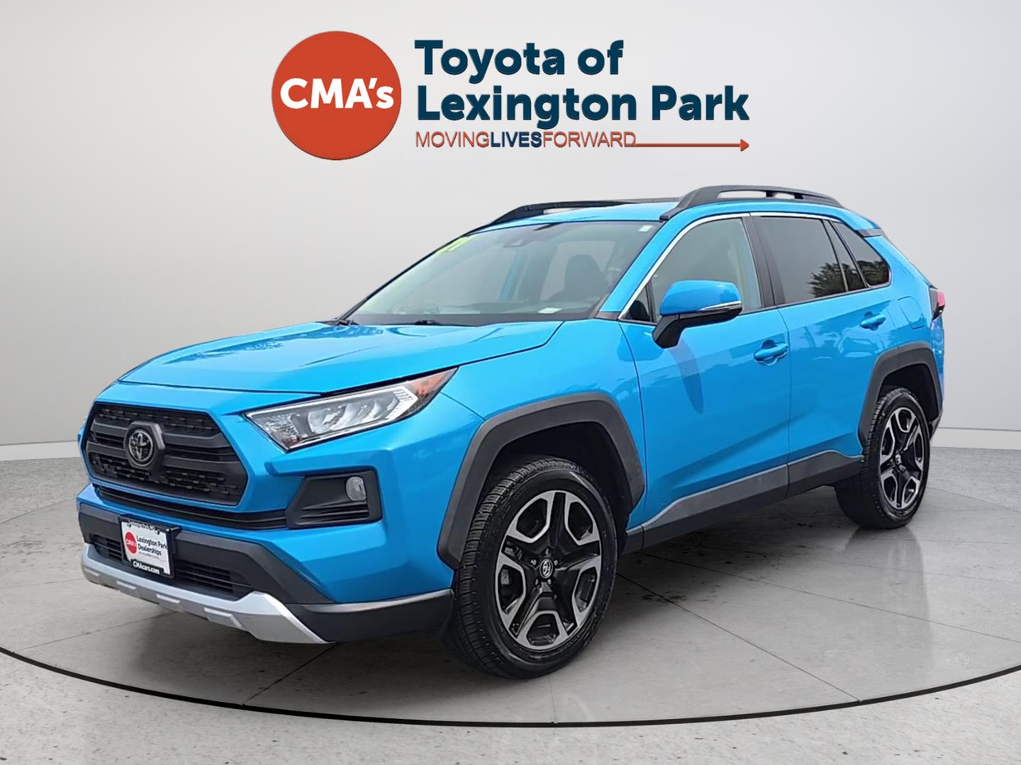 Blue Flame 2021 Toyota RAV4 SUV / Crossover All-Wheel Drive 8-Speed Automatic
