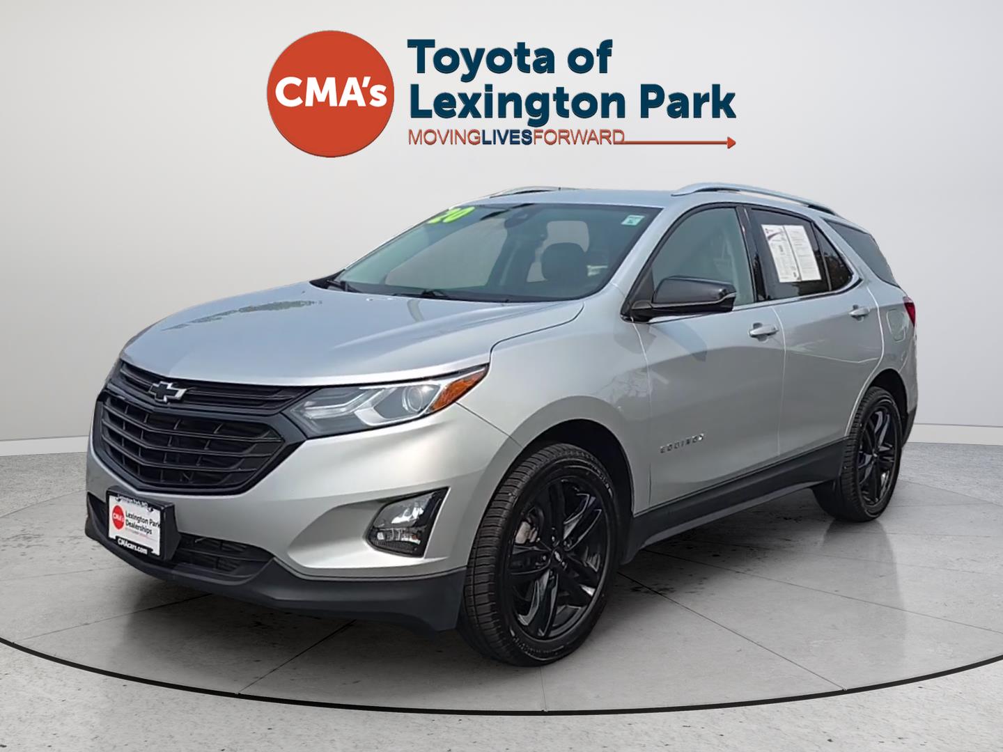 Silver Ice Metallic 2020 Chevrolet Equinox SUV / Crossover Four-Wheel Drive 9-Speed Automatic Overdrive