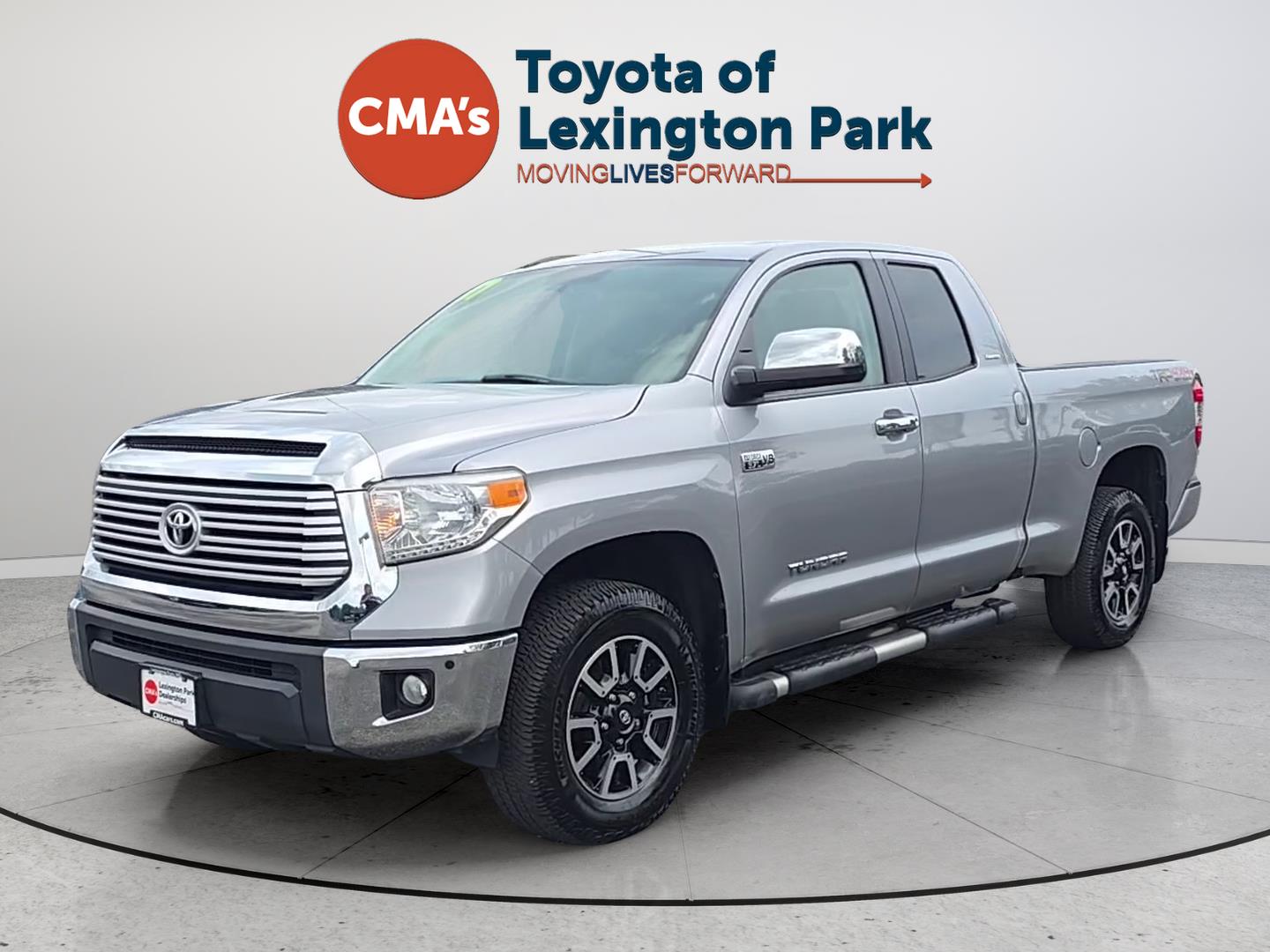 Silver Sky Metallic 2017 Toyota Tundra Pickup Truck Four-Wheel Drive 6-Speed Automatic