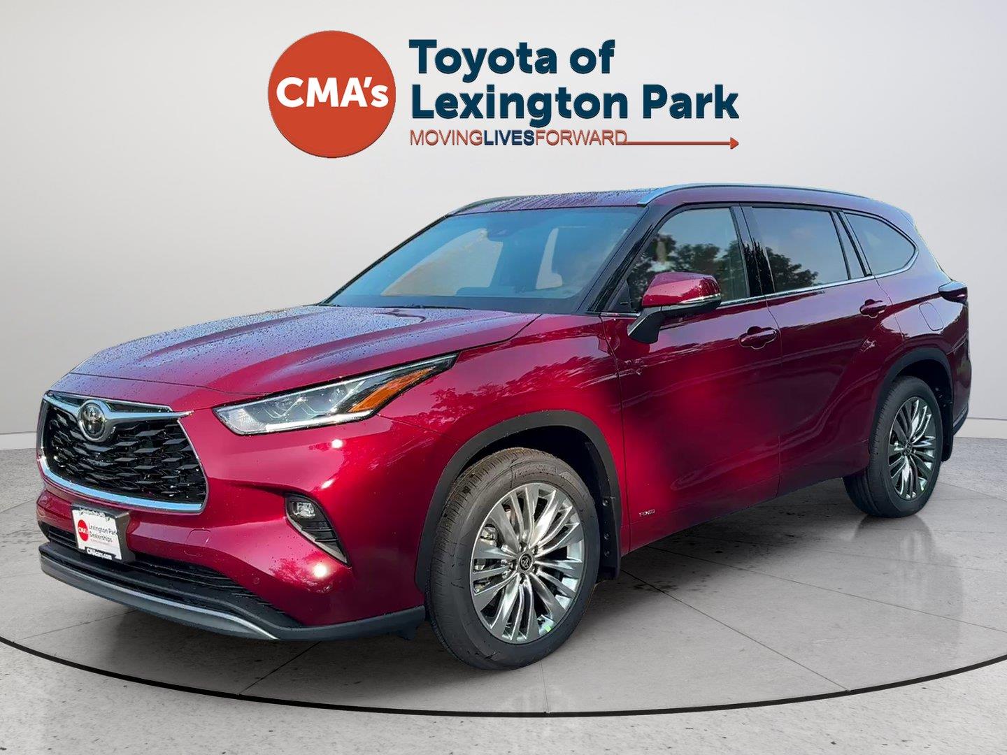 Red (Ruby Flare Pearl) 2026 Toyota Highlander Hybrid SUV / Crossover All-Wheel Drive Continuously Variable Transmission