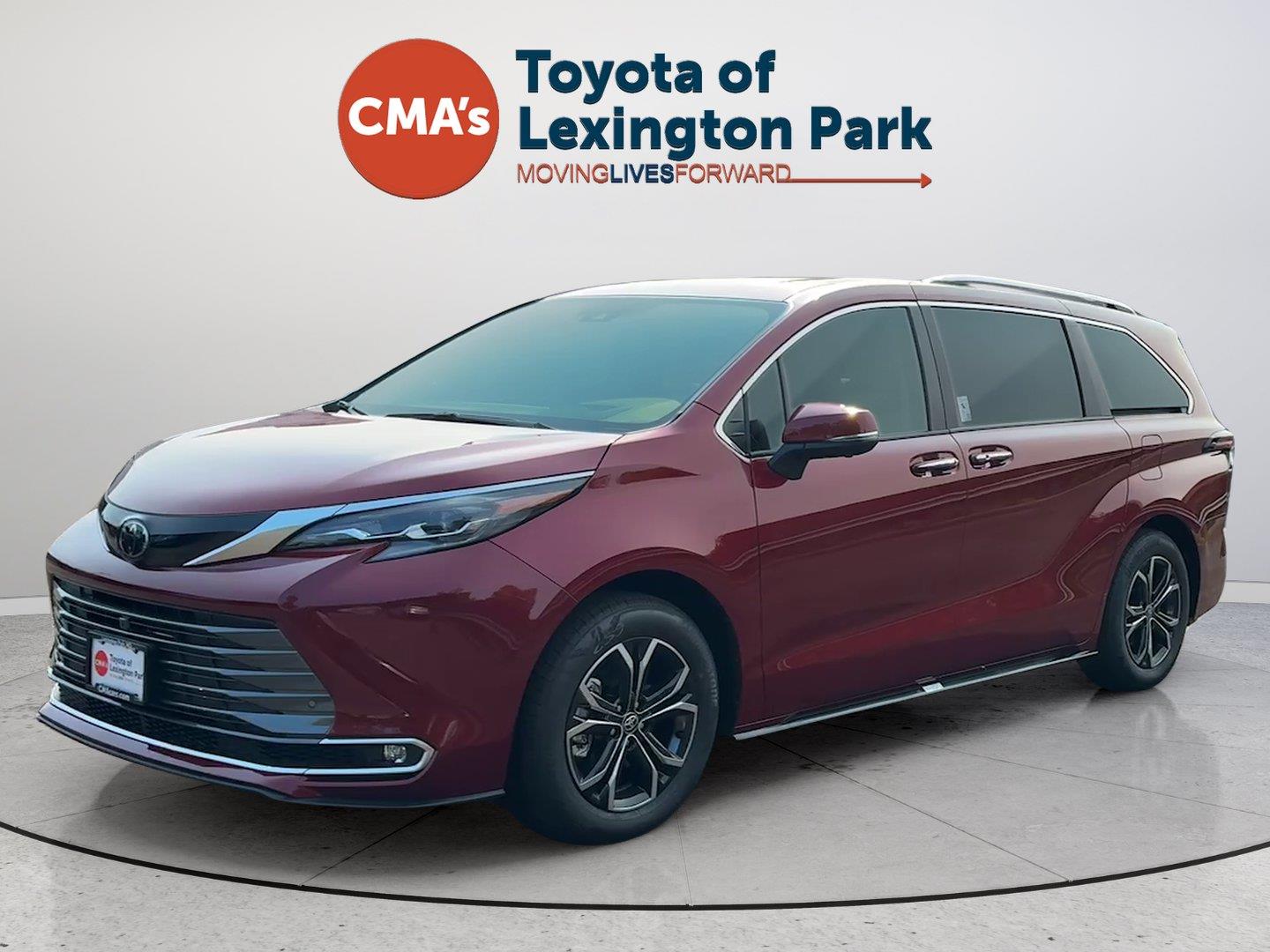Red (Ruby Flare Pearl) 2026 Toyota Sienna Minivan All-Wheel Drive Continuously Variable Transmission