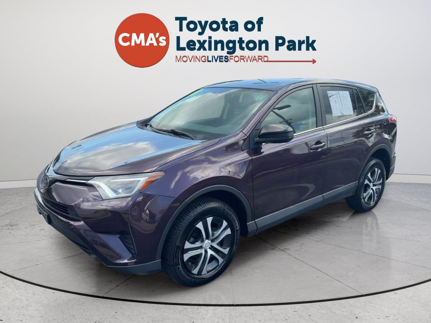Black Currant Metallic 2018 Toyota RAV4 SUV / Crossover All-Wheel Drive 6-Speed Automatic