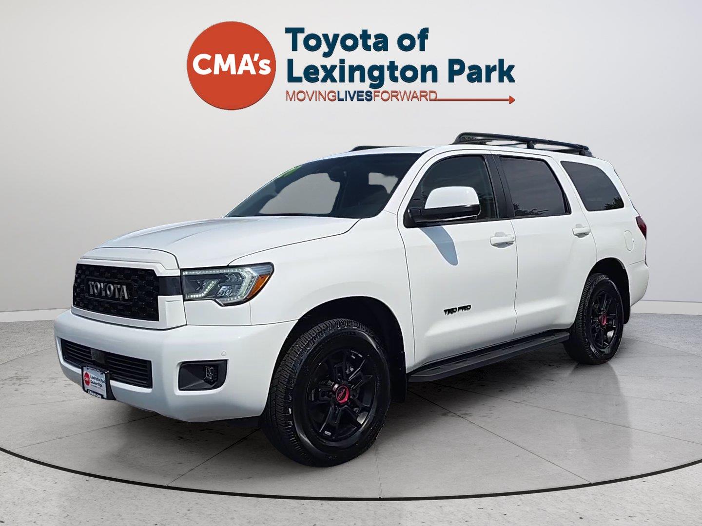 Super White 2020 Toyota Sequoia SUV / Crossover Four-Wheel Drive 6-Speed Automatic