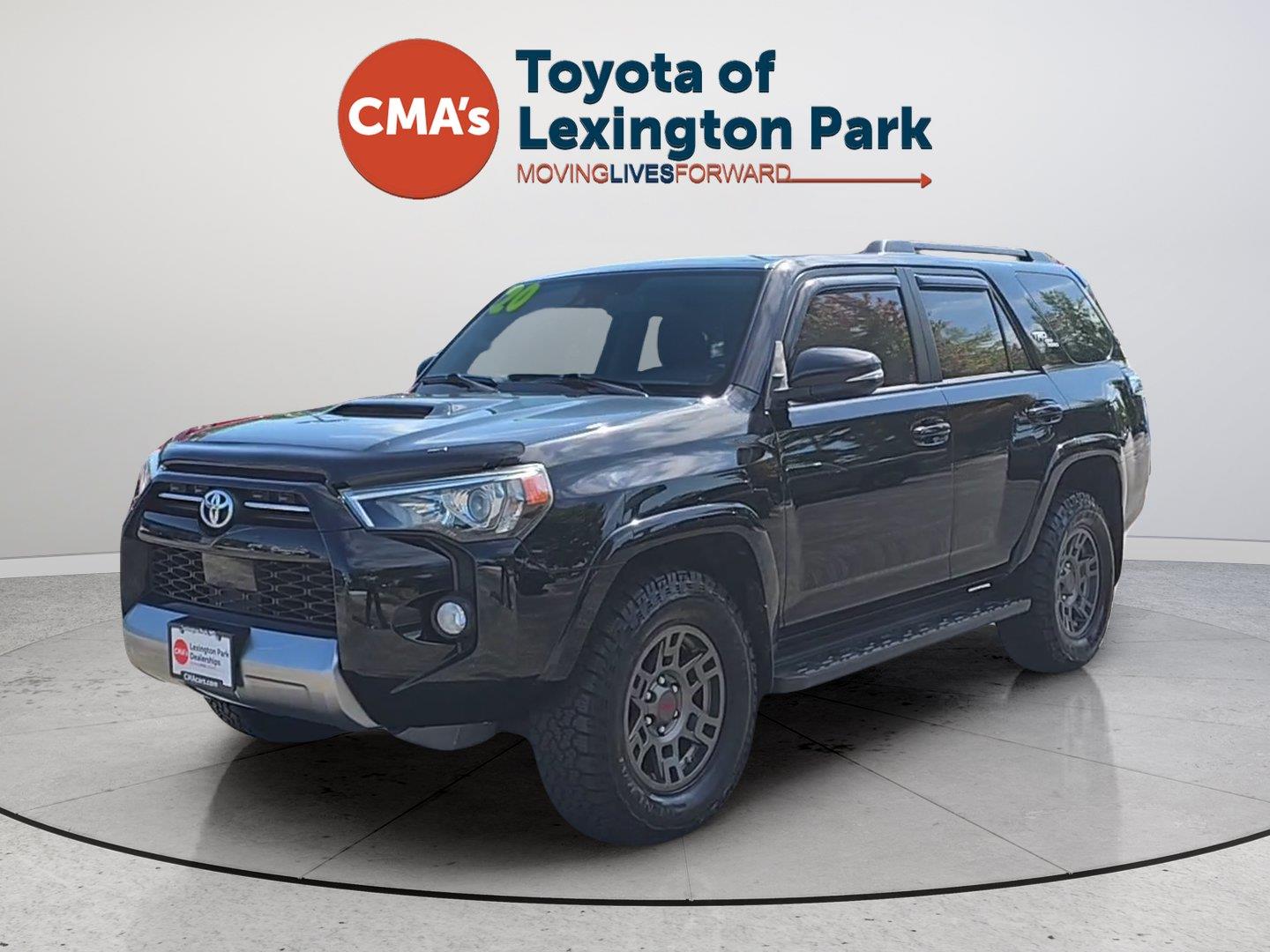 Midnight Black Metallic 2020 Toyota 4Runner SUV / Crossover Four-Wheel Drive Automatic