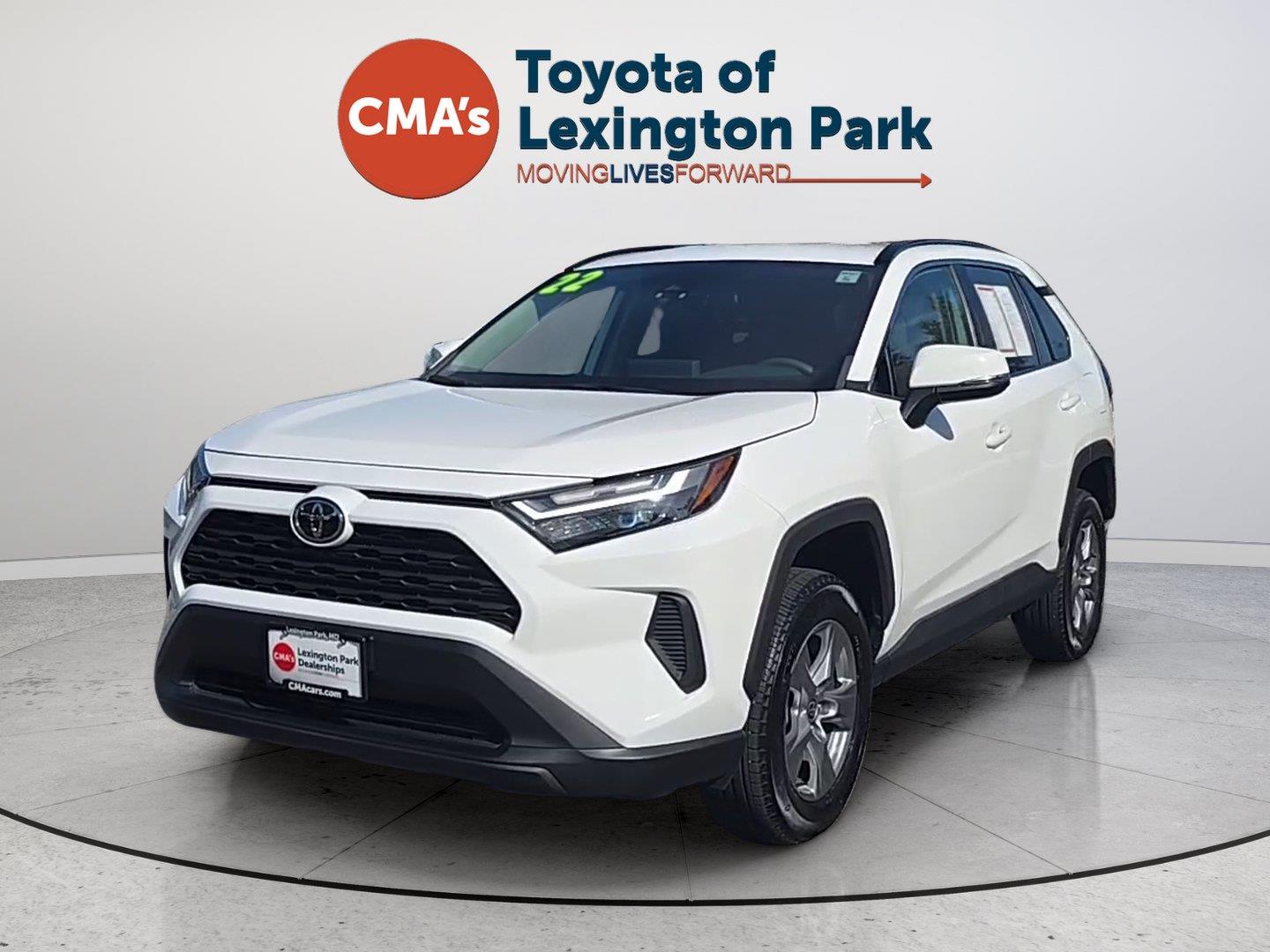 White 2022 Toyota RAV4 SUV / Crossover Front-Wheel Drive 8-Speed Automatic