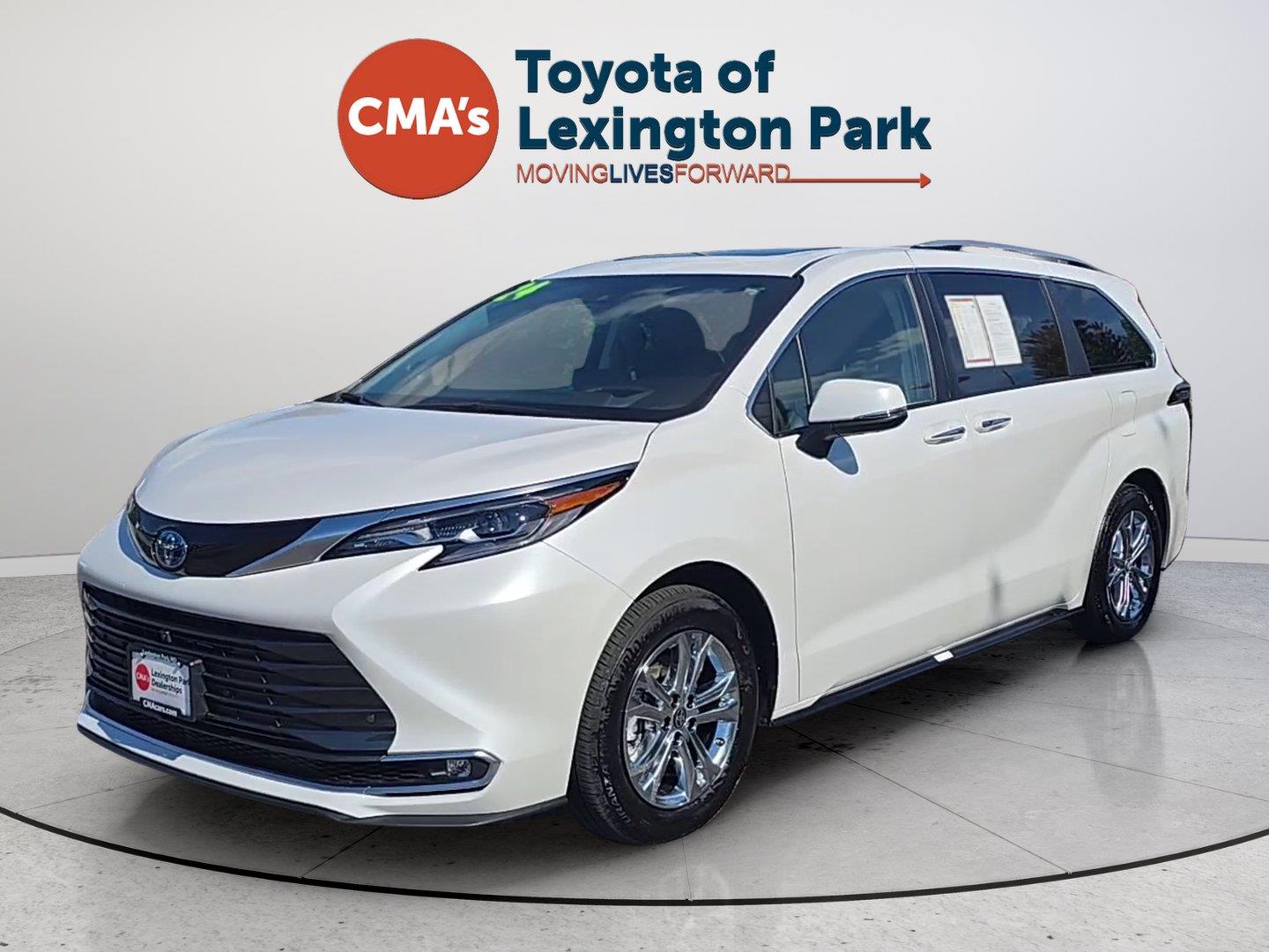 Windchill Pearl 2024 Toyota Sienna Minivan All-Wheel Drive Continuously Variable Transmission