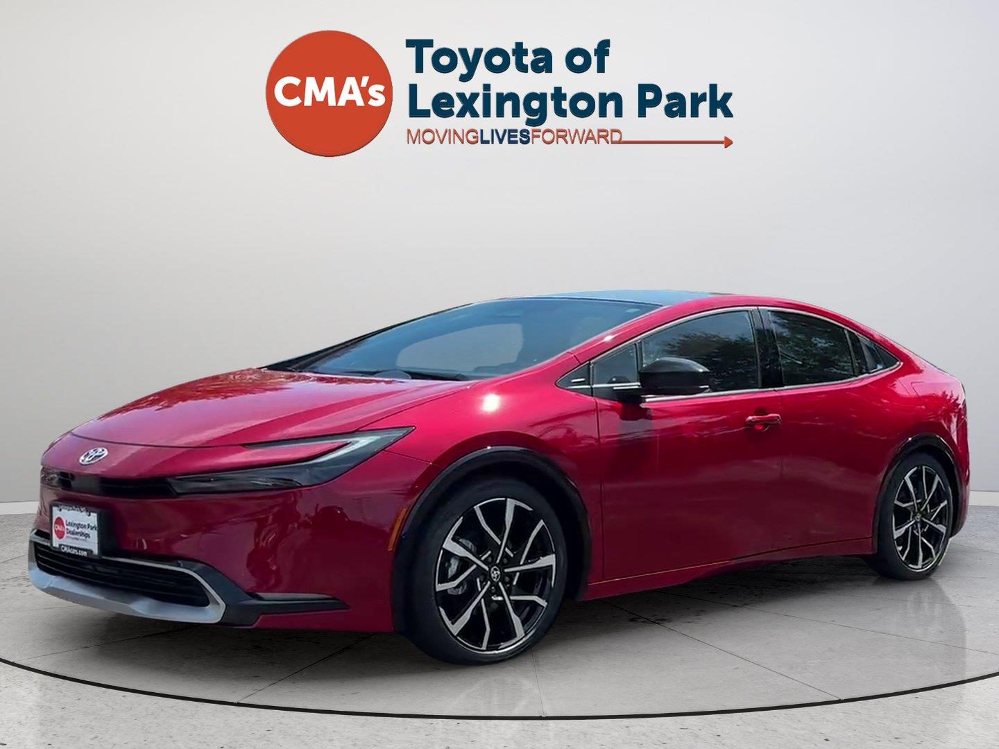 Supersonic Red 2027 Toyota Prius Plug-In Hybrid Hatchback Front-Wheel Drive Continuously Variable Transmission