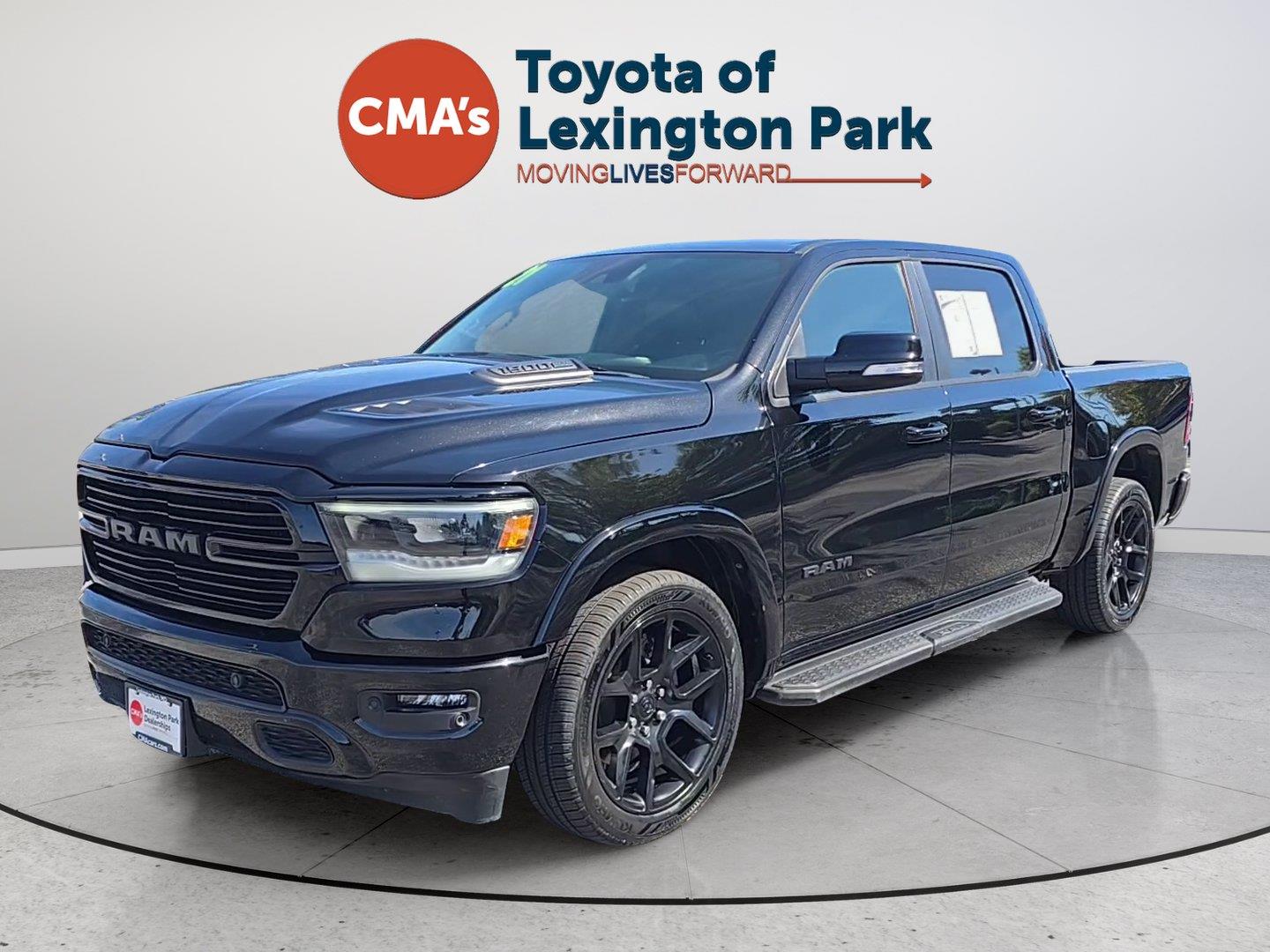 Diamond Black Crystal Pearlcoat 2021 RAM 1500 Pickup Truck 4X2 8-Speed Automatic