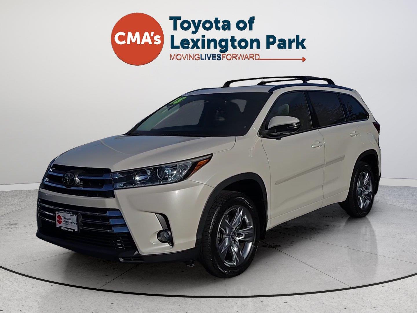 White (Blizzard Pearl) 2018 Toyota Highlander SUV / Crossover All-Wheel Drive Automatic