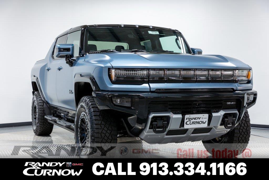 Neptune Blue Matte 2024 GMC Hummer EV Pickup 3X Crew Cab AWD Pickup Truck All-Wheel Drive Automatic