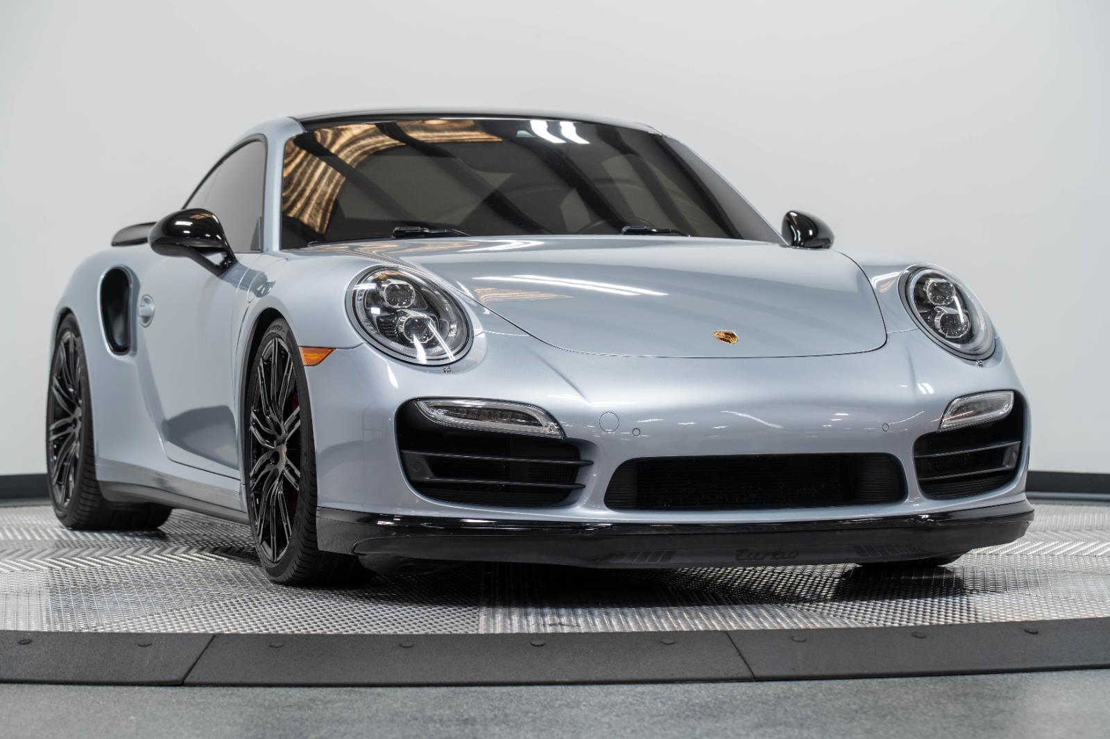 Rhodium Silver Metallic 2016 Porsche 911 Turbo Coupe AWD Coupe All-Wheel Drive Automatic