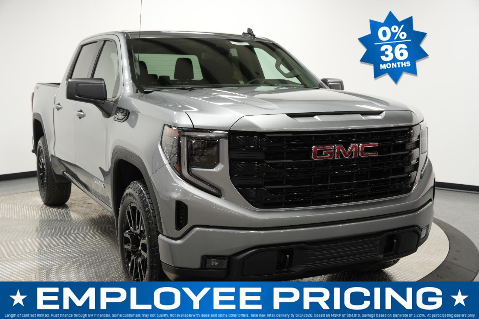 Sterling Metallic 2026 GMC Sierra 1500 Pickup Truck Four-Wheel Drive Automatic