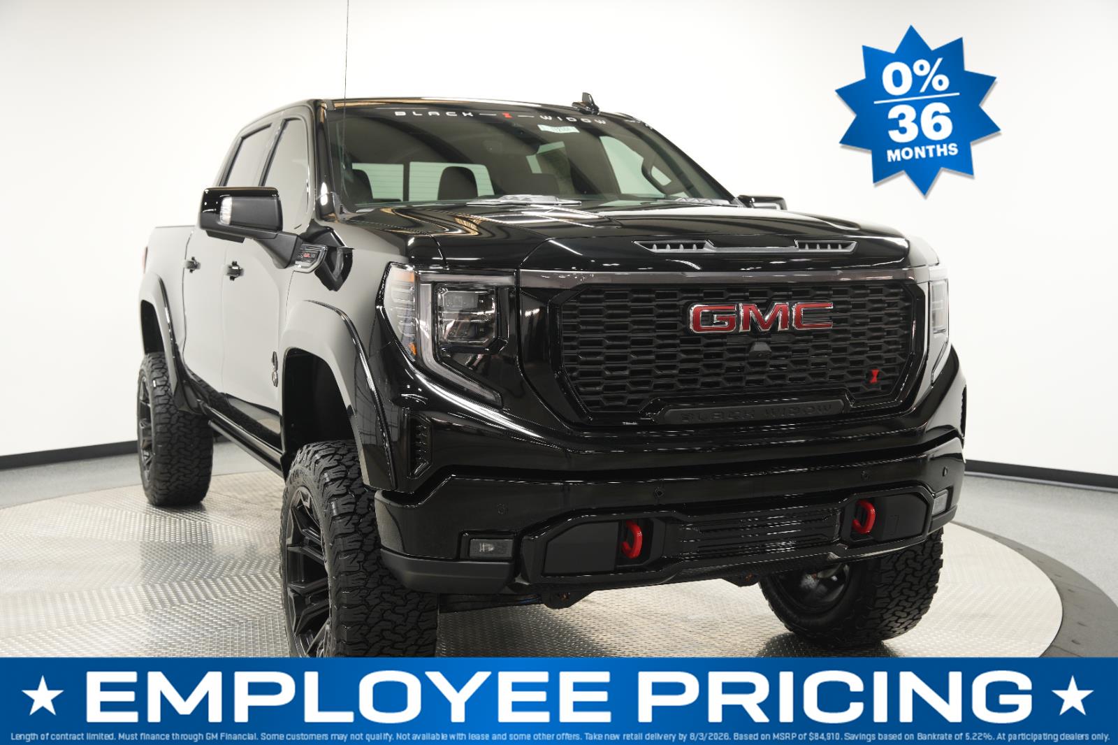 Onyx Black 2026 GMC Sierra 1500 Pickup Truck Four-Wheel Drive Automatic