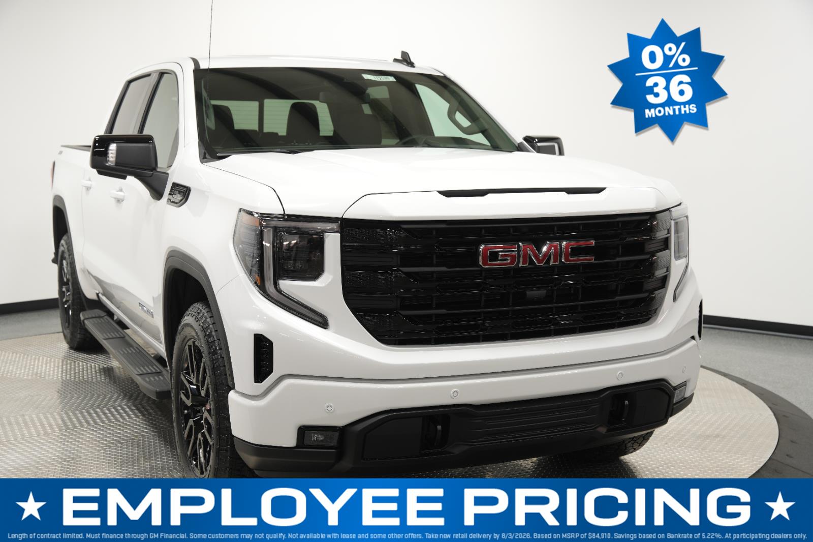 Summit White 2026 GMC Sierra 1500 Pickup Truck Four-Wheel Drive Automatic