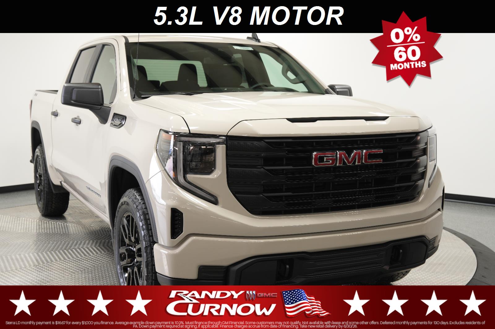 Coastal Dune 2026 GMC Sierra 1500 Pickup Truck Four-Wheel Drive Automatic