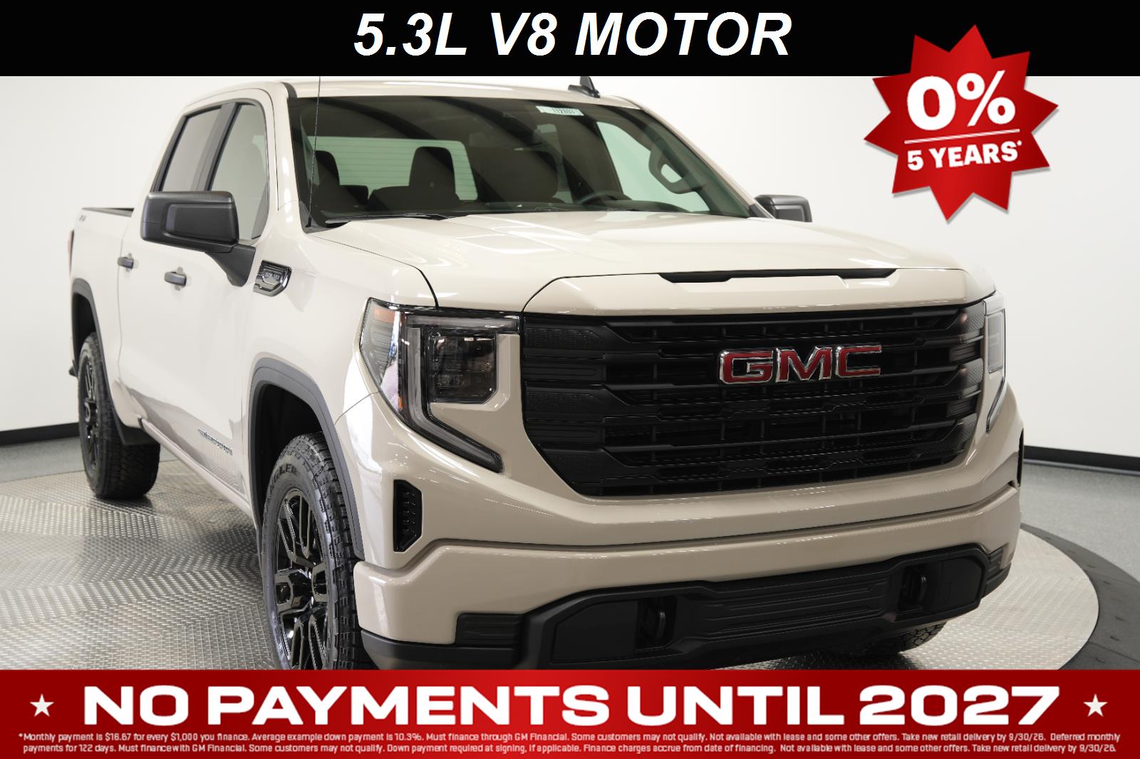 Coastal Dune 2026 GMC Sierra 1500 Pickup Truck Four-Wheel Drive Automatic
