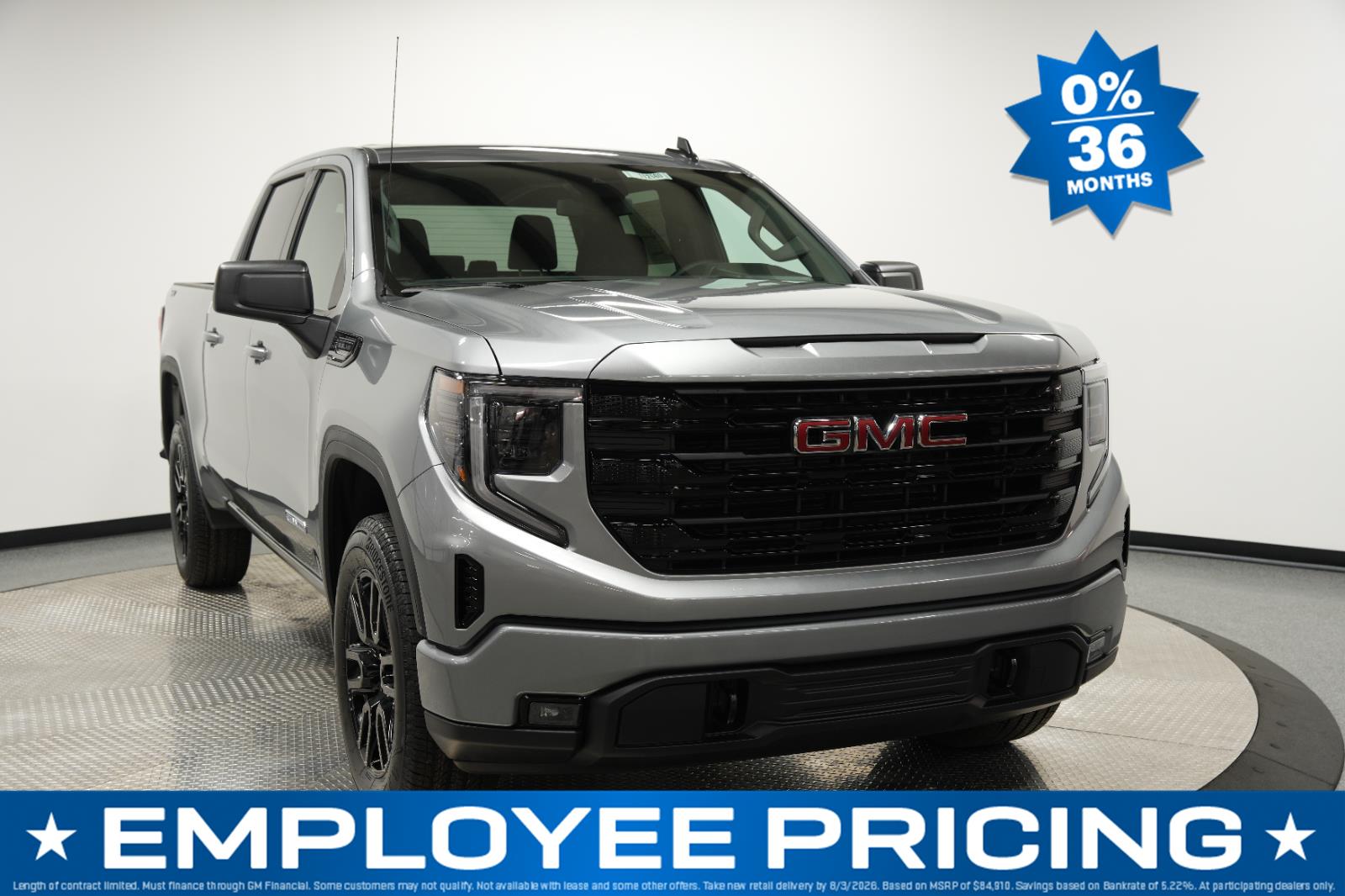 Sterling Metallic 2026 GMC Sierra 1500 Pickup Truck Four-Wheel Drive Automatic