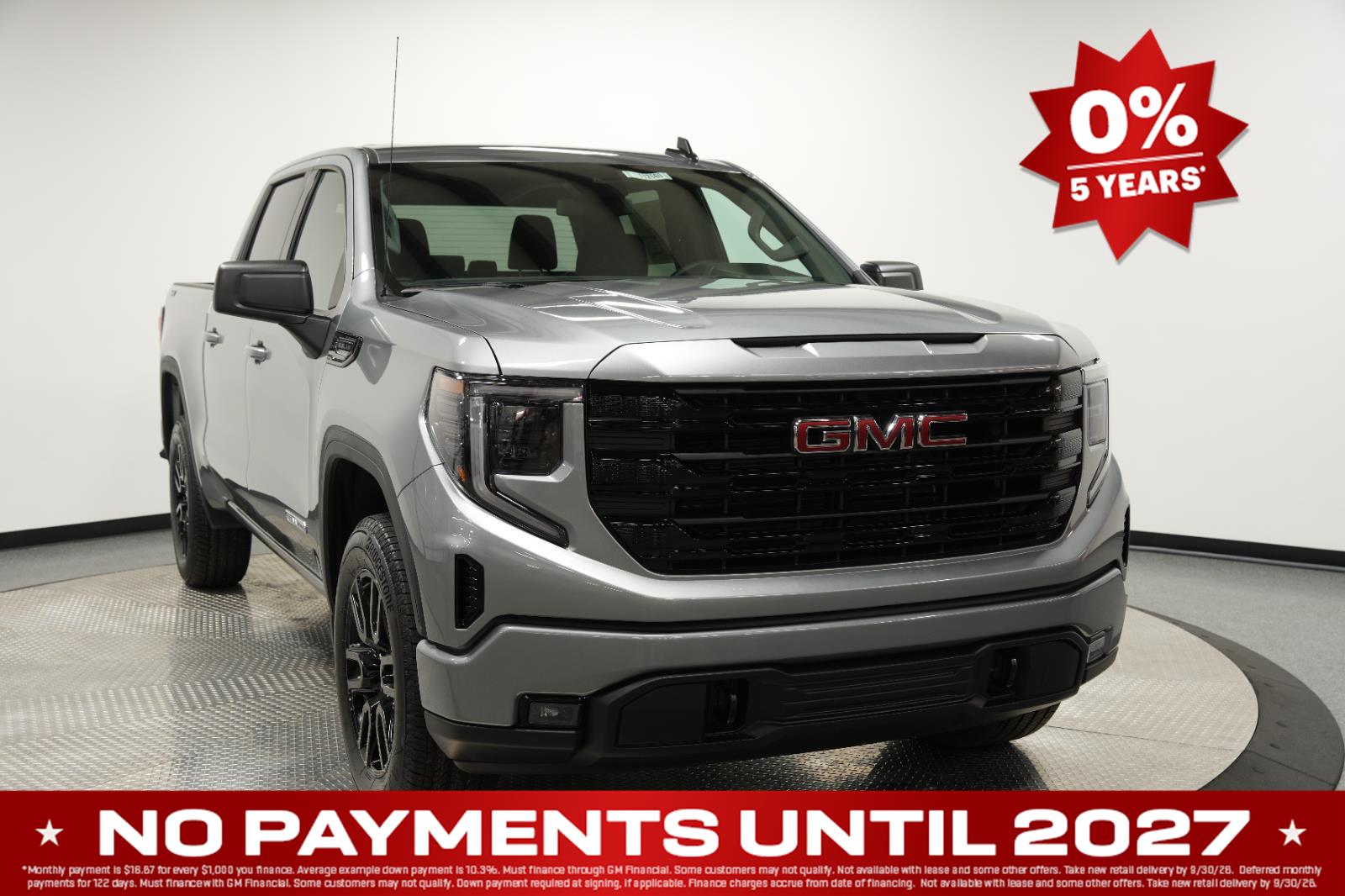 Sterling Metallic 2026 GMC Sierra 1500 Pickup Truck Four-Wheel Drive Automatic