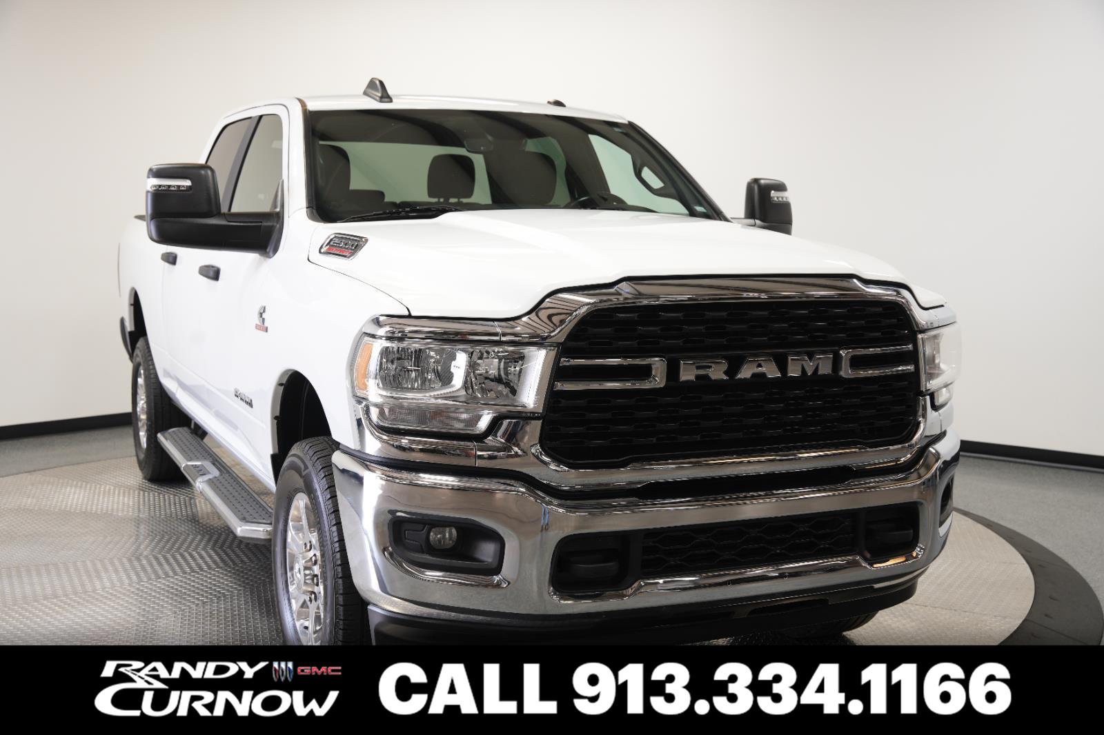 Bright White Clearcoat 2024 RAM 2500 Big Horn Crew Cab 4WD Pickup Truck Four-Wheel Drive 6-Speed Automatic
