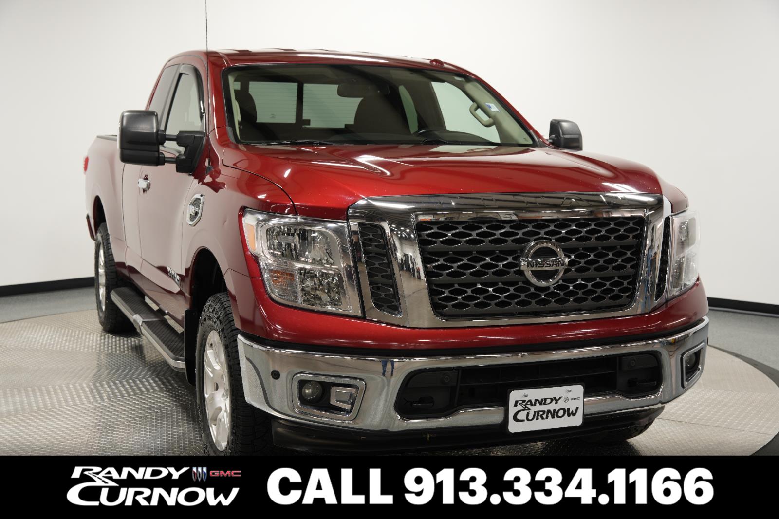 Cayenne Red 2017 Nissan Titan SV King Cab 4WD Pickup Truck Four-Wheel Drive Automatic