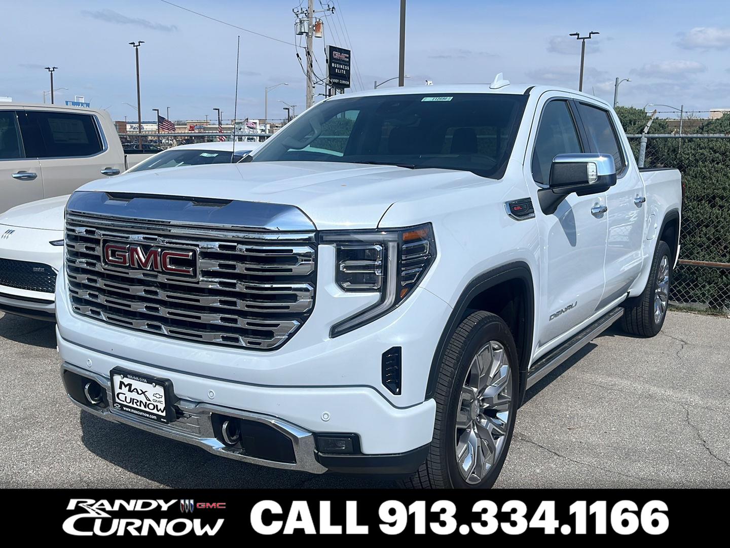 Glacier White Tricoat 2026 GMC Sierra 1500 Denali Crew Cab 4WD Pickup Truck Four-Wheel Drive Automatic